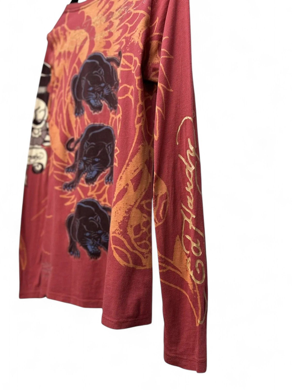 Ed Hardy Y2K Ed Hardy Vintage Christian Audigier Longsleeve Top Size US S / EU 44-46 / 1 - 3 Thumbnail