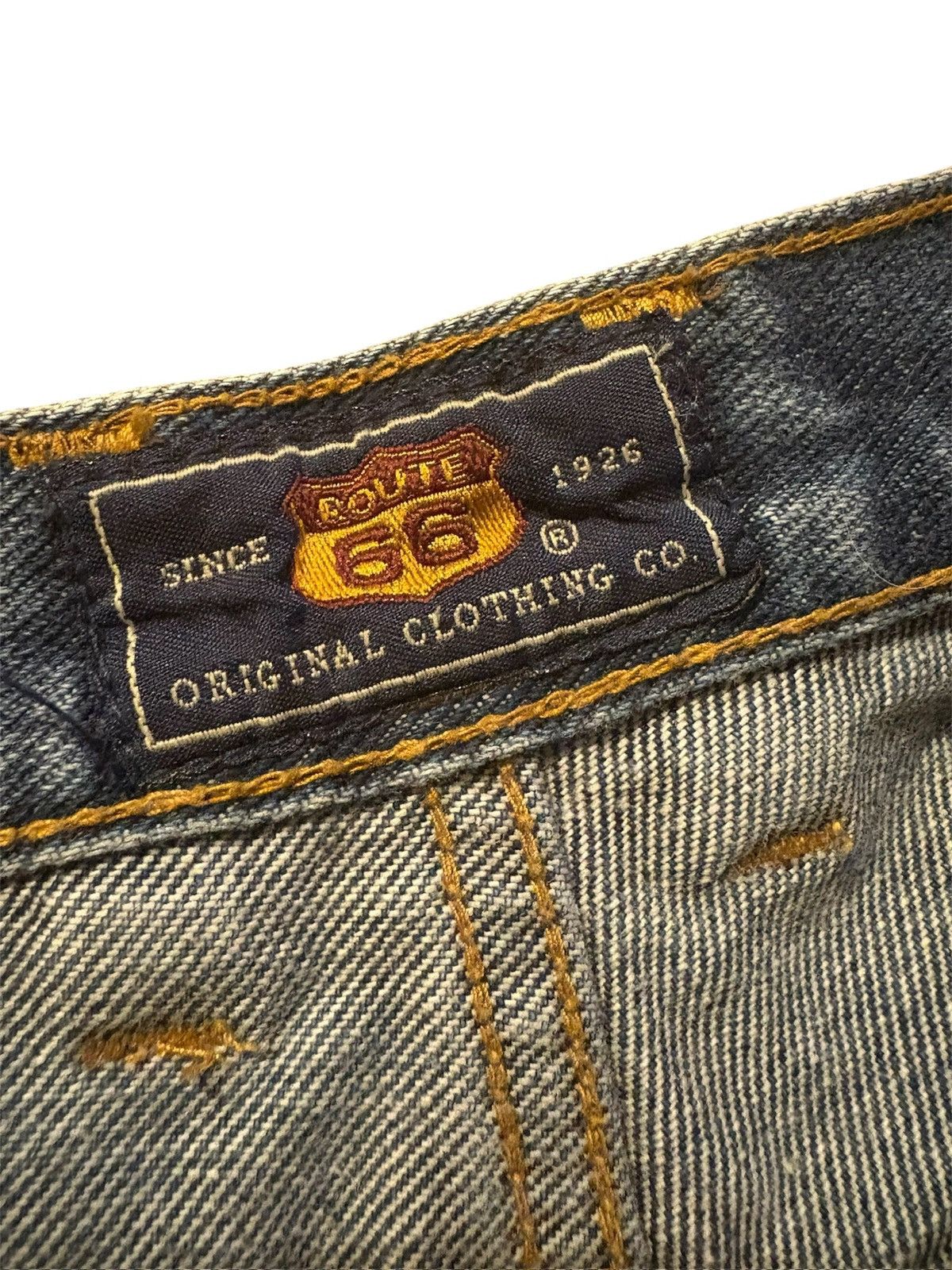 Route 66 Vintage Route 66 Denim Shorts - Size 9/10 Size 32" / US 10 / IT 46 - 3 Thumbnail