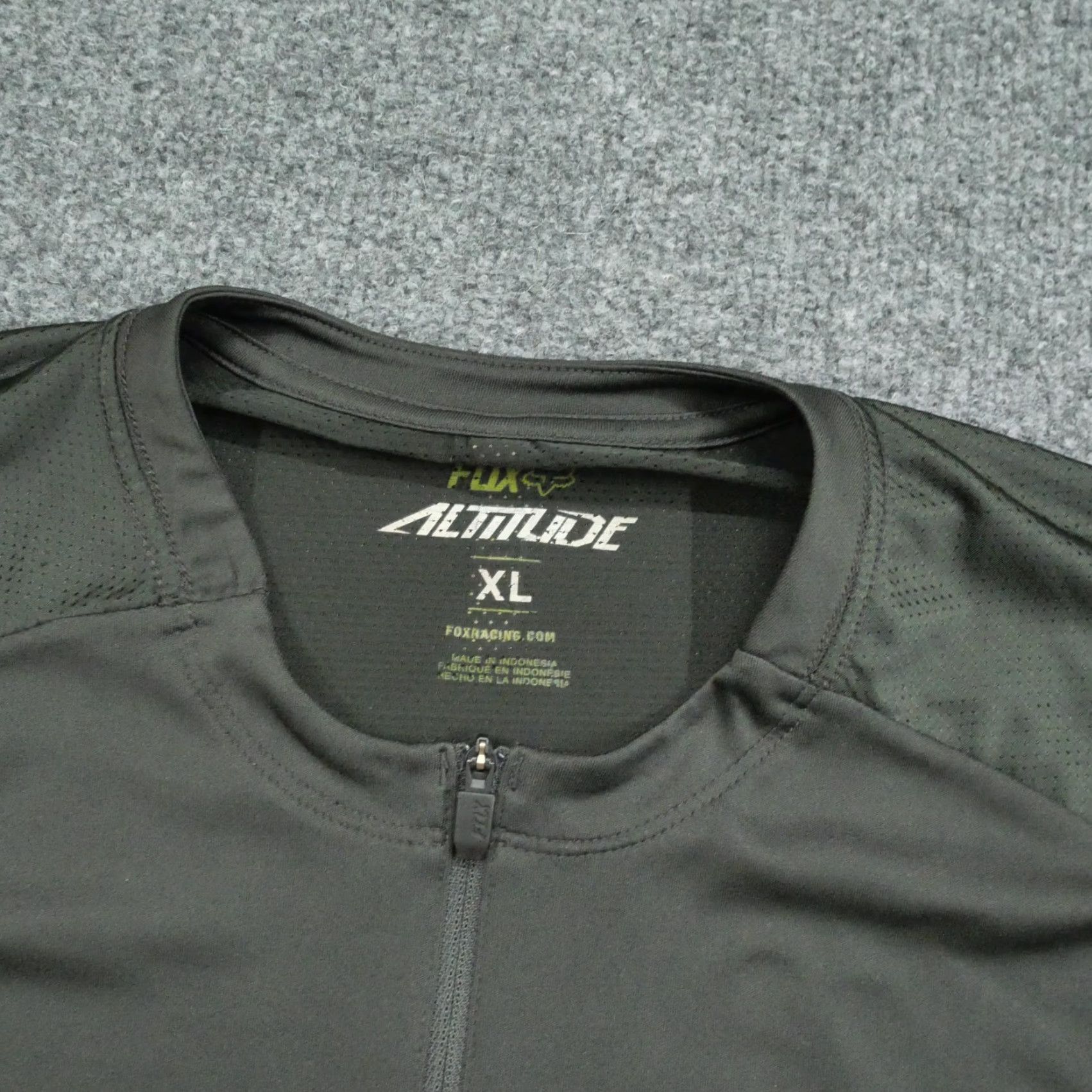 Fox Racing VINTAGE Fox Shirt Mens XL Black 1/4 Zip Lightweight Activewear Motorcycle T-Shirt Short Sleeve Collared Zip Relaxed Regular Men Size US XL / EU 56 / 4 - 3 Thumbnail