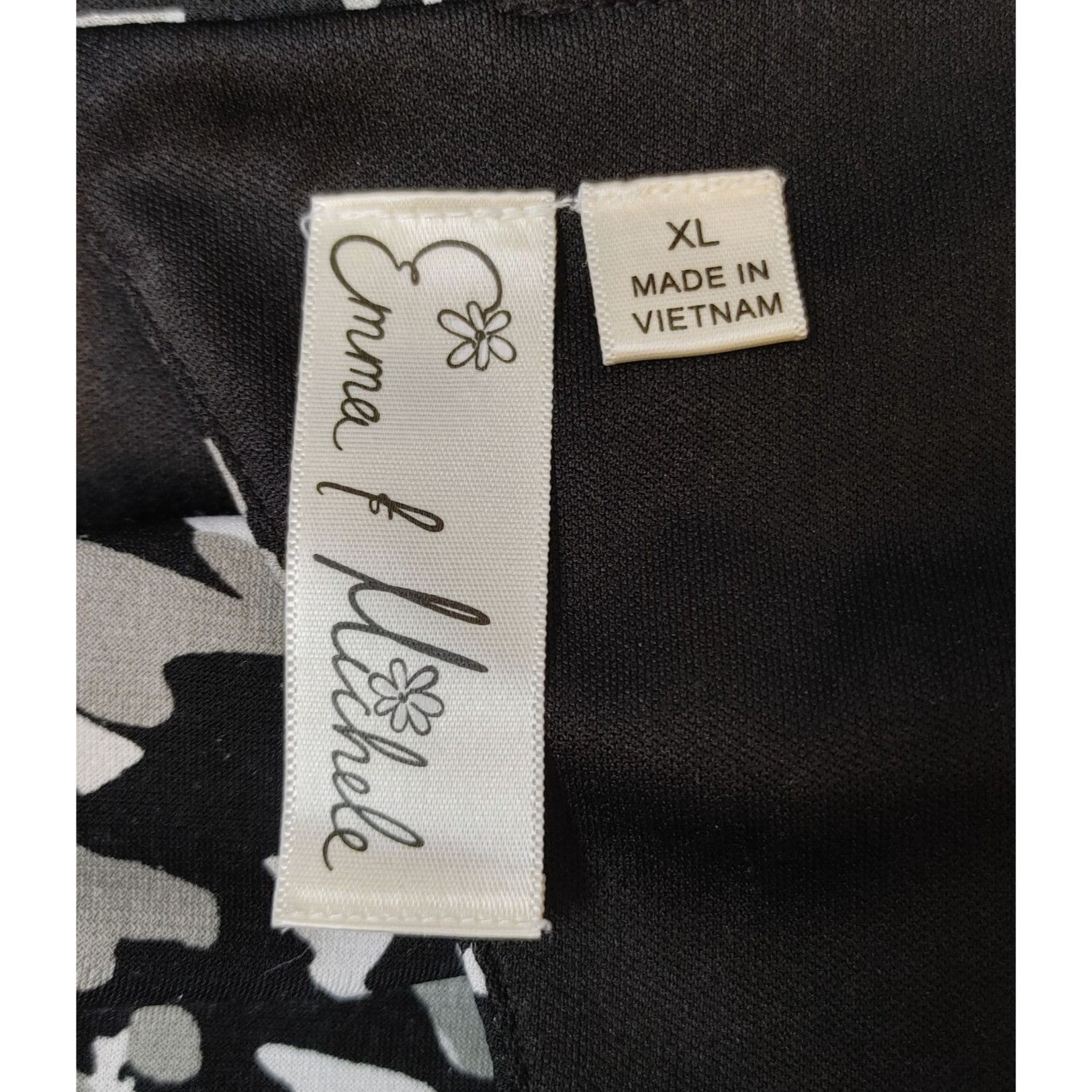 Other EMMA & MICHELE Womens XL Black White Yellow Sleeveless Summe Size XL / US 12-14 / IT 48-50 - 3 Thumbnail