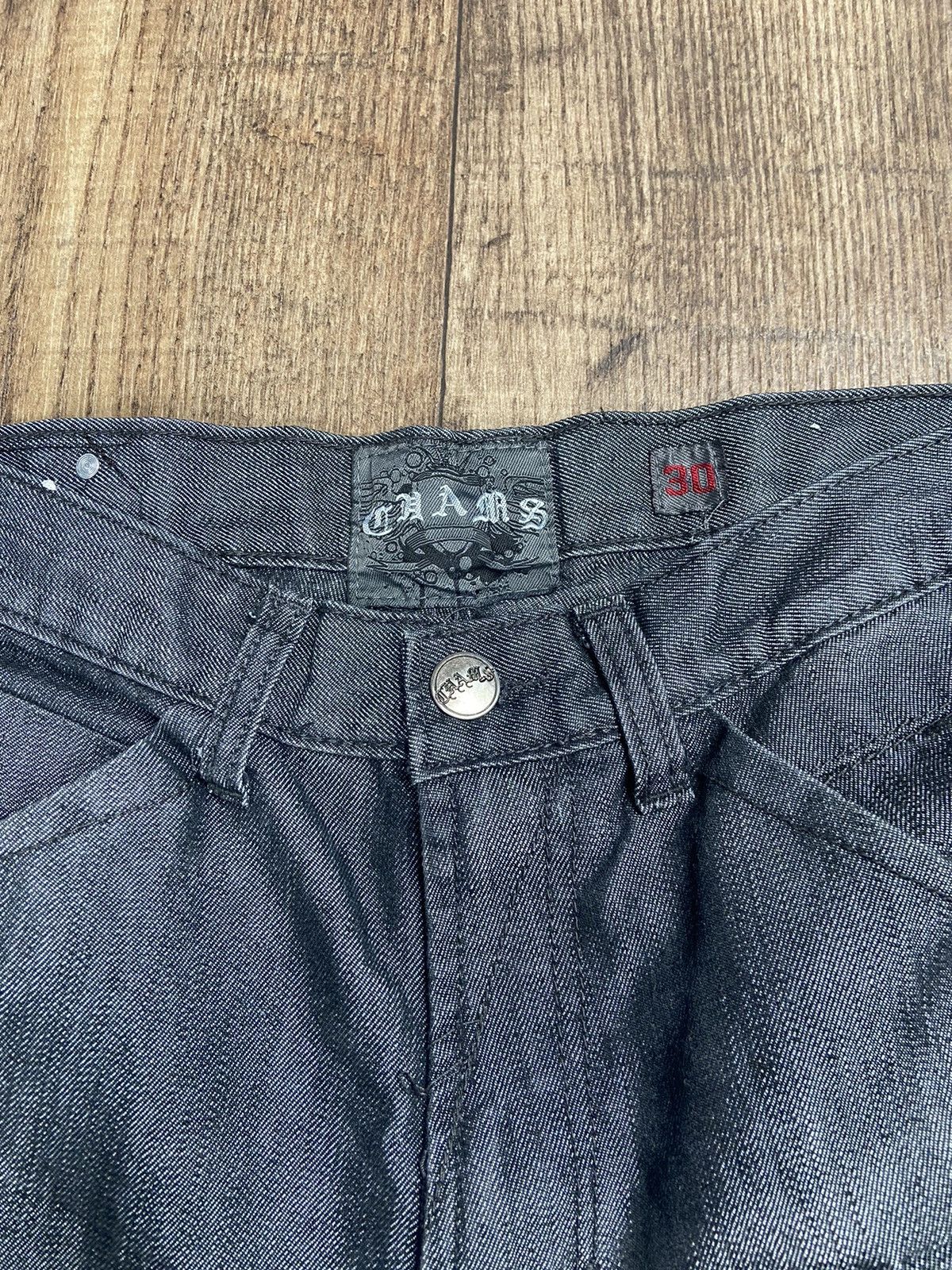 Affliction Crazy Vintage Baggy Y2K Jnco Style Chams Wide Leg Jeans Size US XL / EU 56 / 4 - 3 Thumbnail