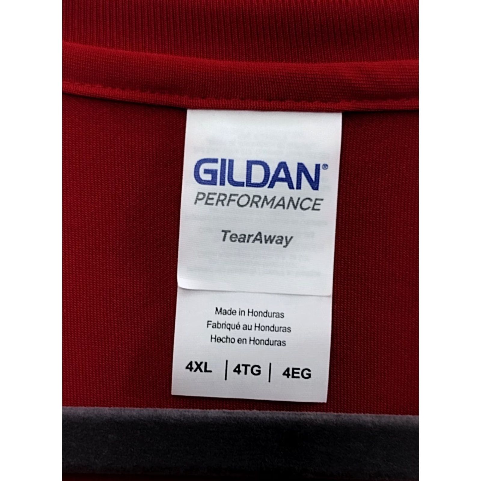Gildan Gildan Performance Adult Crew Neck Short Sleeve Red Tee T-Shirt 4XL Size US XXL / EU 58 / 5 - 6 Thumbnail