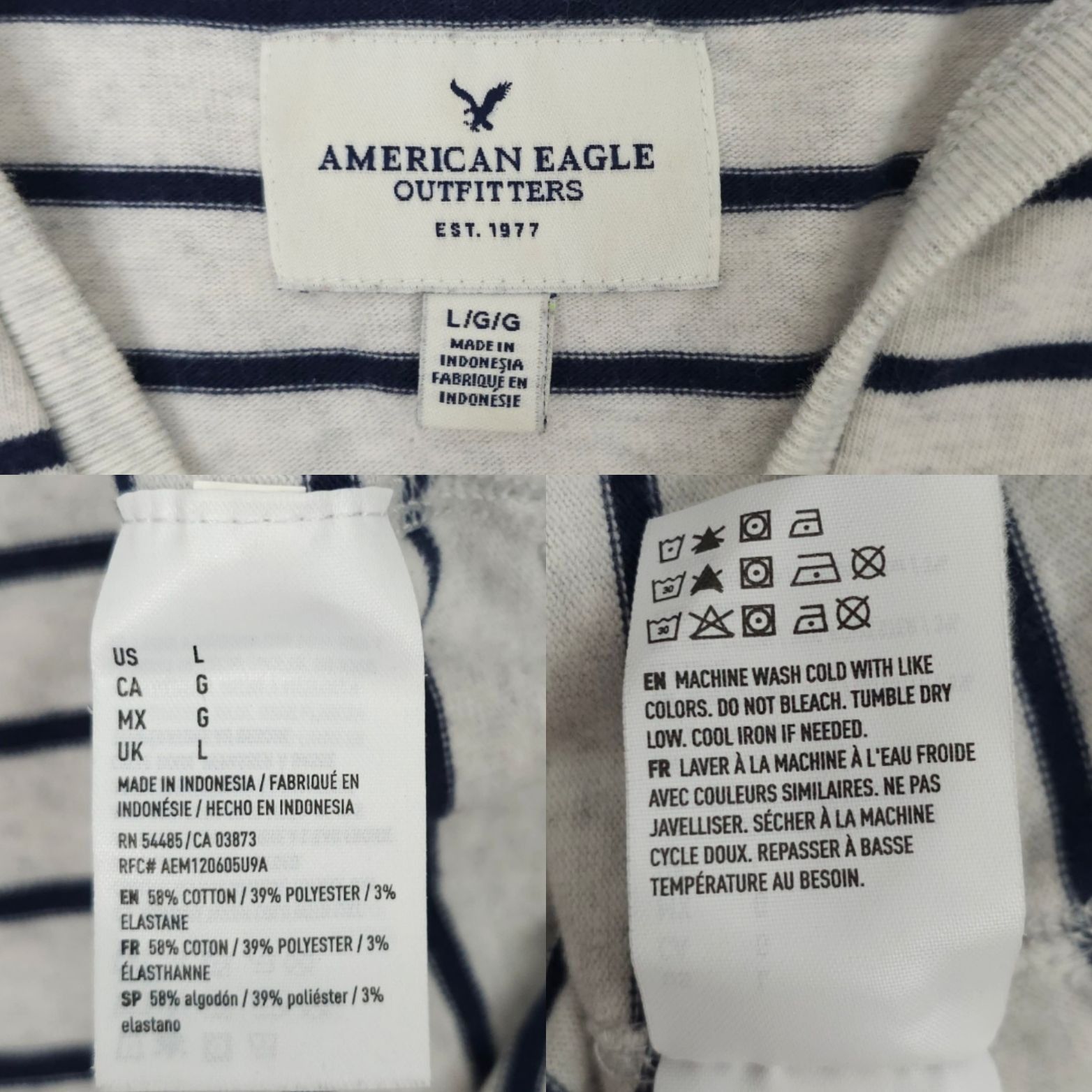 American Eagle Outfitters American Eagle V Neck Pullover Hoodie Sweater Womens Size L Size L / US 10 / IT 46 - 8 Thumbnail