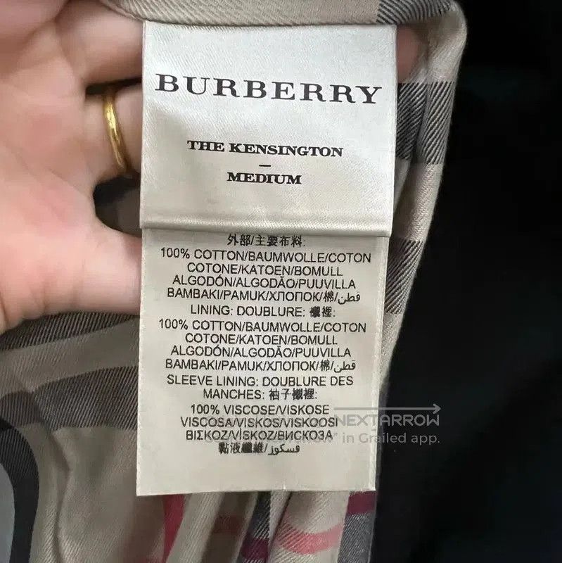Burberry Burberry Black Cotton Long Coat for Women. Size XXS / US 00 / IT 34 - 3 Thumbnail