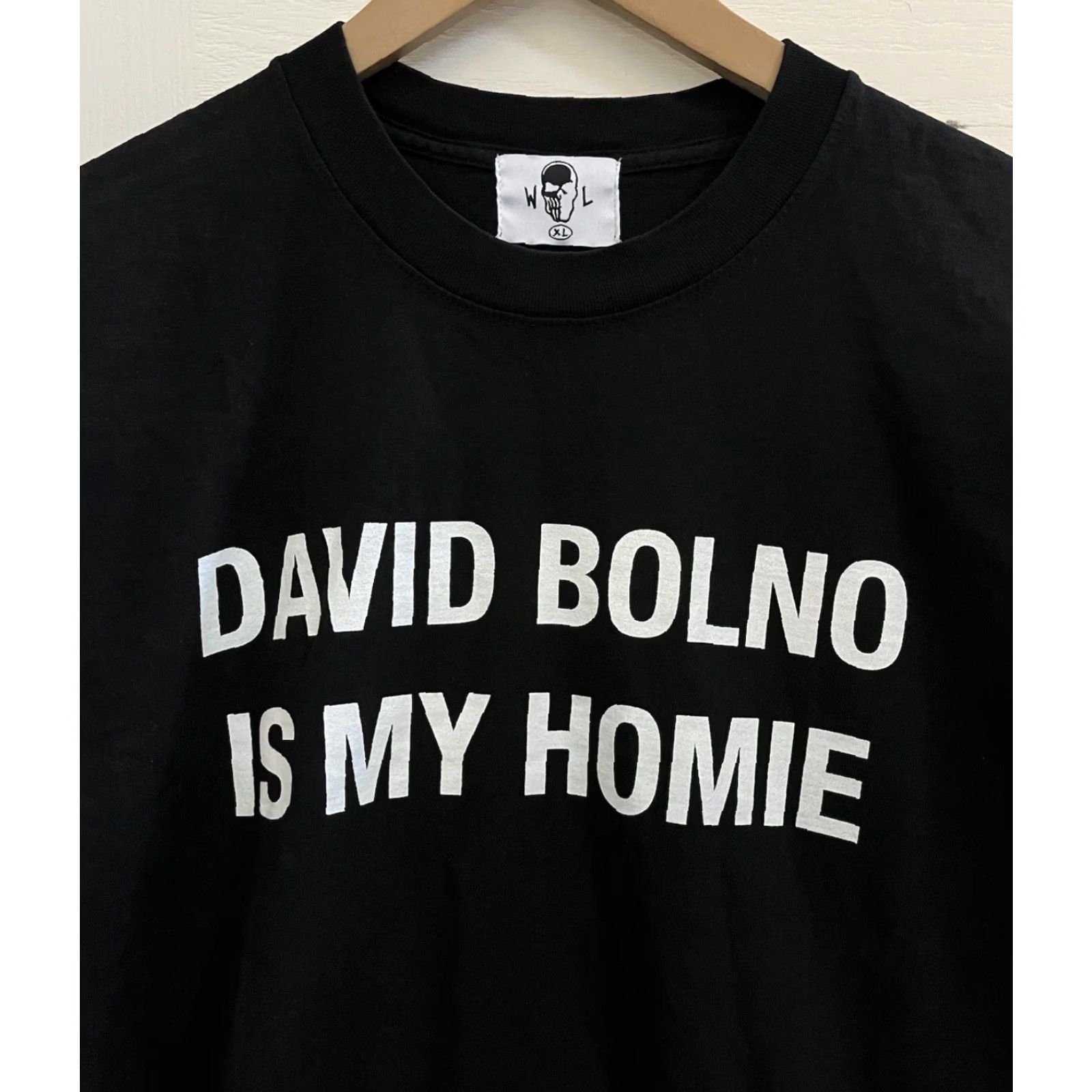 Warren Lotas RARE Warren Lotas WL David Bolno Homie Black T-Shirt Streetwear XL Men Short Sleeve Cotton Size US XL / EU 56 / 4 - 2 Thumbnail