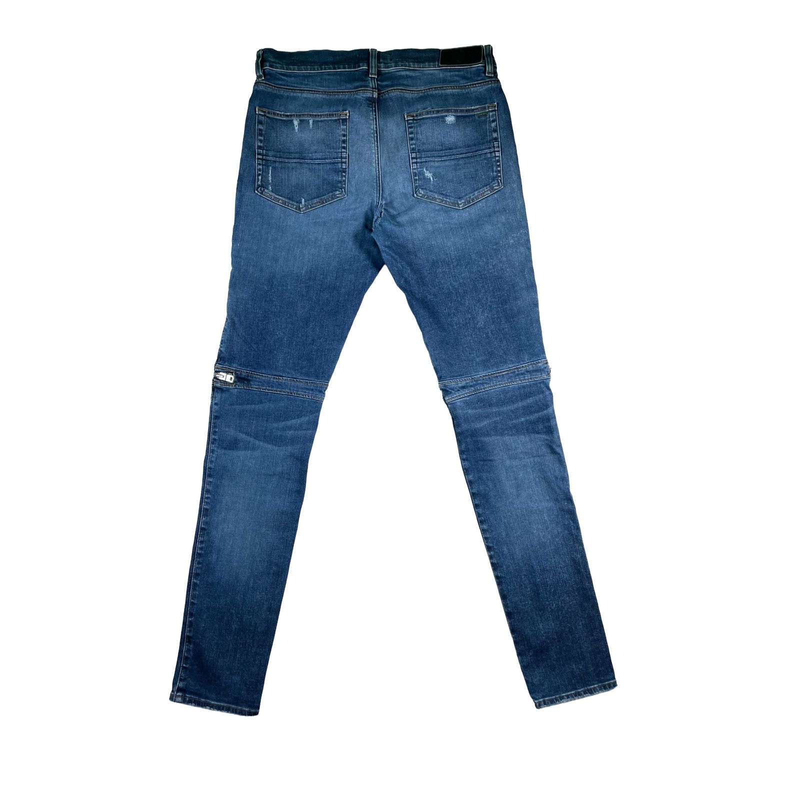 Amiri Amiri MX2 Denim Patch Blue Jeans Size US 36 / EU 52 - 2 Thumbnail