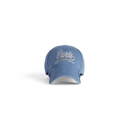 Balenciaga o1srvl11e0226 Size: M / Enjoy Paris Hat / Cap In Blue Size ONE SIZE - 1 Thumbnail