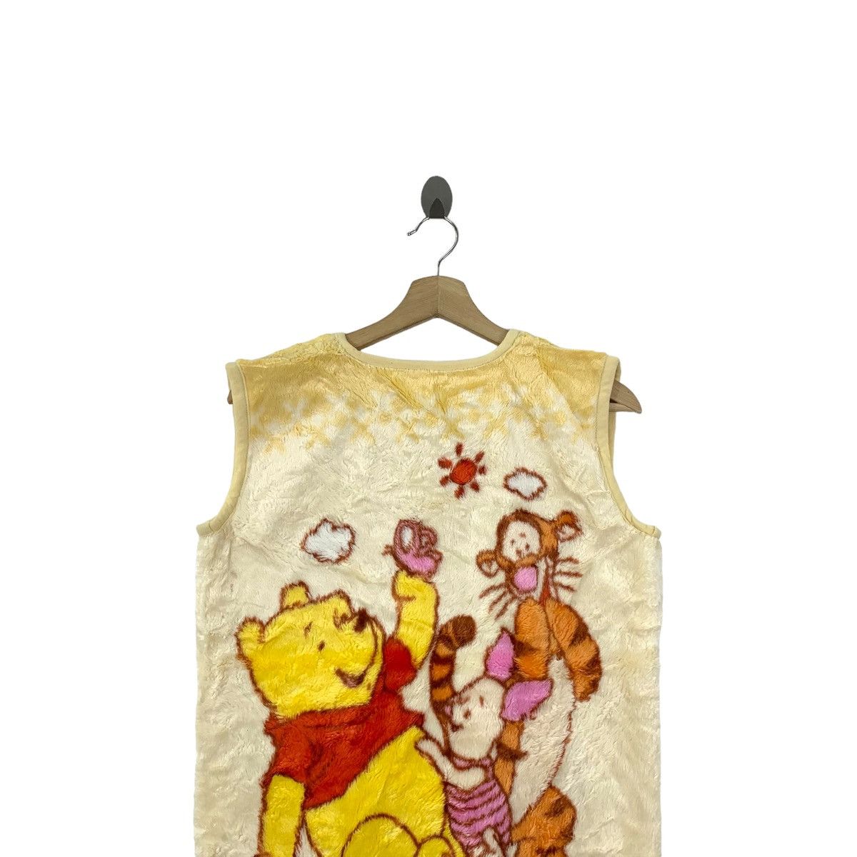 Disney Winnie The POOH Disney Cartoon Big Logo Fleece Vest Sweater Size US S / EU 44-46 / 1 - 4 Thumbnail