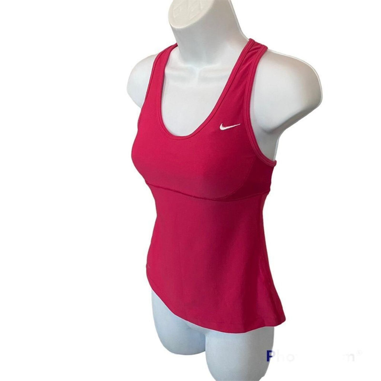 Nike Nike Dri-Fit Pink Racerback Bra Athletic Active Tank Top XS Size XS / US 0-2 / IT 36-38 - 2 Thumbnail