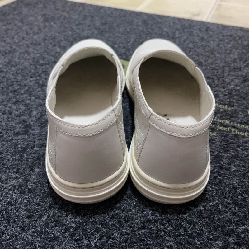 Gucci Gucci White Leather Fashion Slip-Ons -2508 Size US 5.5 / EU 38 - 3 Thumbnail
