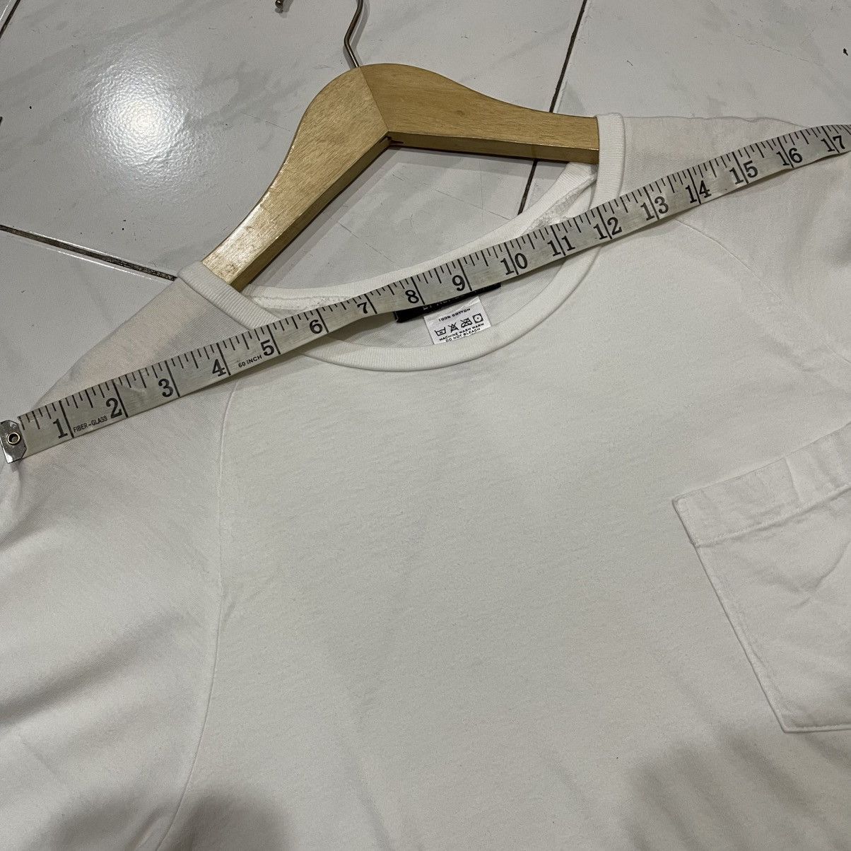 Number (N)ine Number nine white pocket tee Size US M / EU 48-50 / 2 - 11 Thumbnail