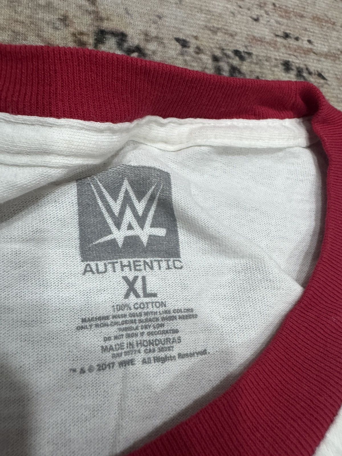 WWE WWE vintage RONDA ROSEY - hotronda ringer tee Size US XL / EU 56 / 4 - 6 Thumbnail
