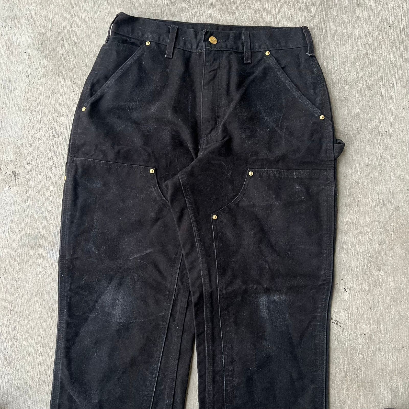 美品 carhartt W36L30 ブラックバギーカーゴパンツ Y2K Y2K Black Carhartt Pants – Shopexile