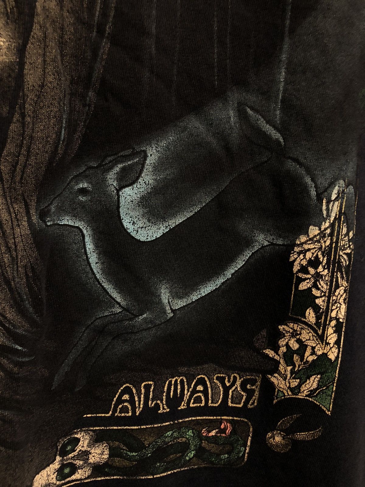 Vintage Vintage Faded Y2K Harry Potter Snape Slytherin T Shirt Size US XL / EU 56 / 4 - 4 Thumbnail