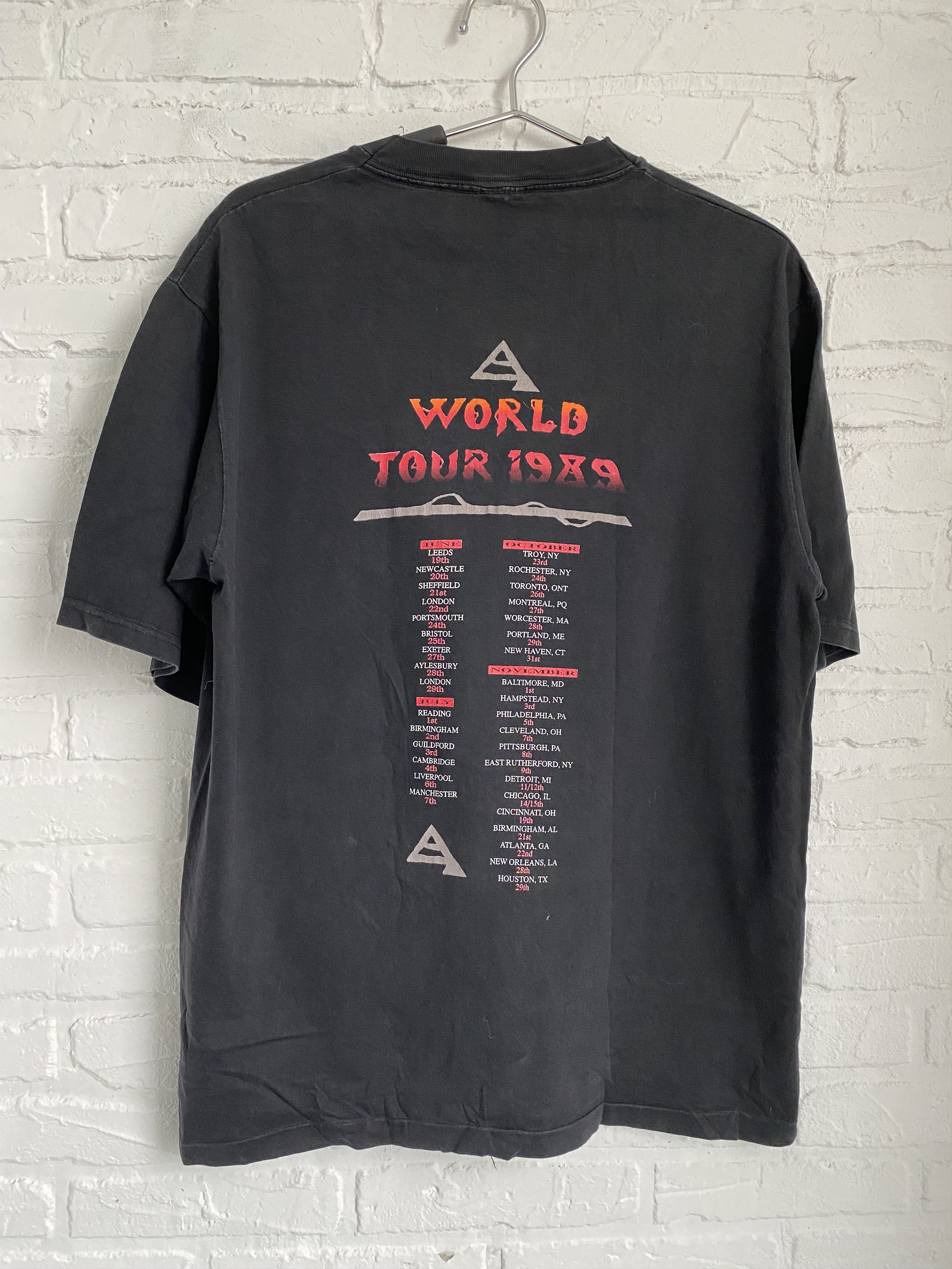 Band Tees × Vintage vintage 1989 In Bites World Tour rock metal t-shirt Size US L / EU 52-54 / 3 - 3 Thumbnail
