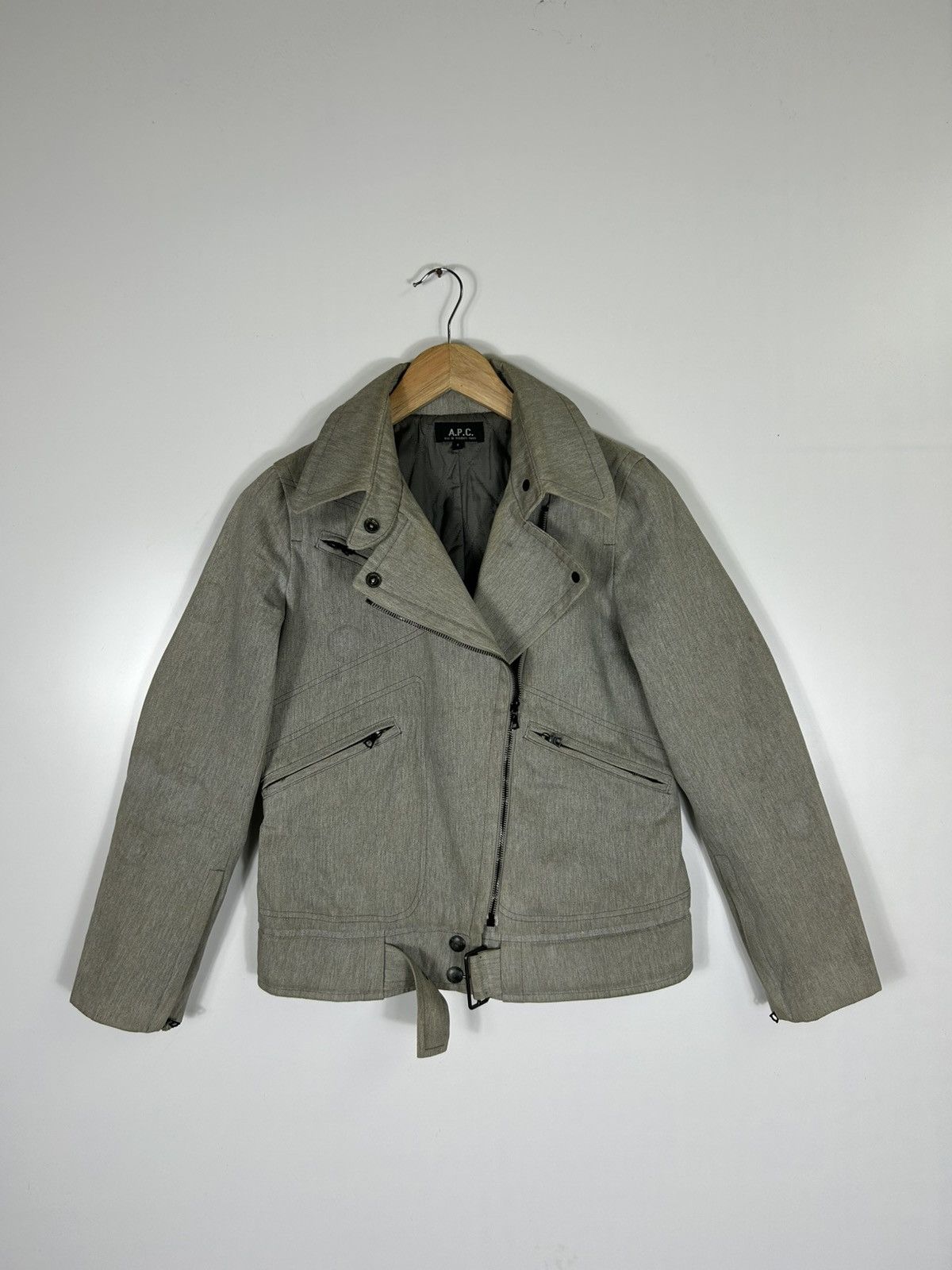 A.P.C. A.P.C. Paris Vintage Moto Jacket – Made in Japan Size S / US 4 / IT 40 - 2 Thumbnail