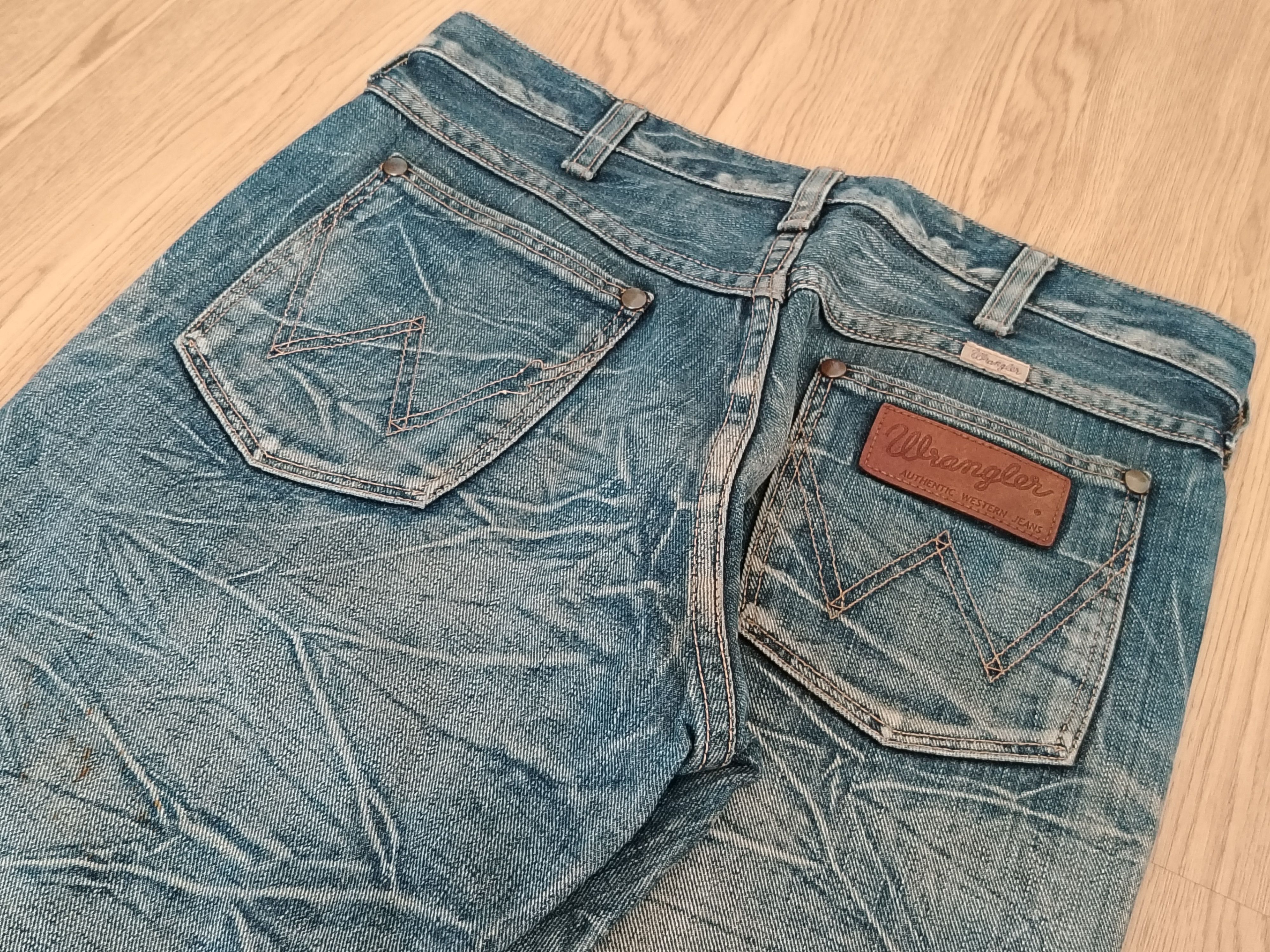 Japanese Brand Bootcut Flare Jeans Wrangler Vintage Size US 30 / EU 46 - 18 Thumbnail