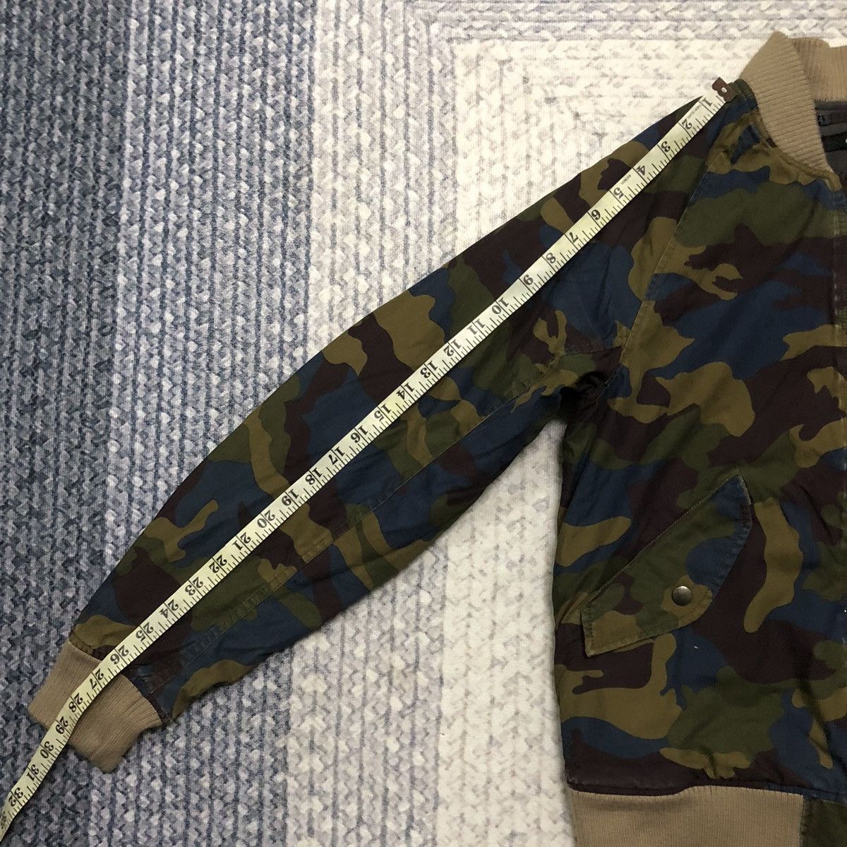 Japanese Brand × Johnbull Rare John Bull Camouflage Army Bomber Jacket Size US S / EU 44-46 / 1 - 16 Thumbnail