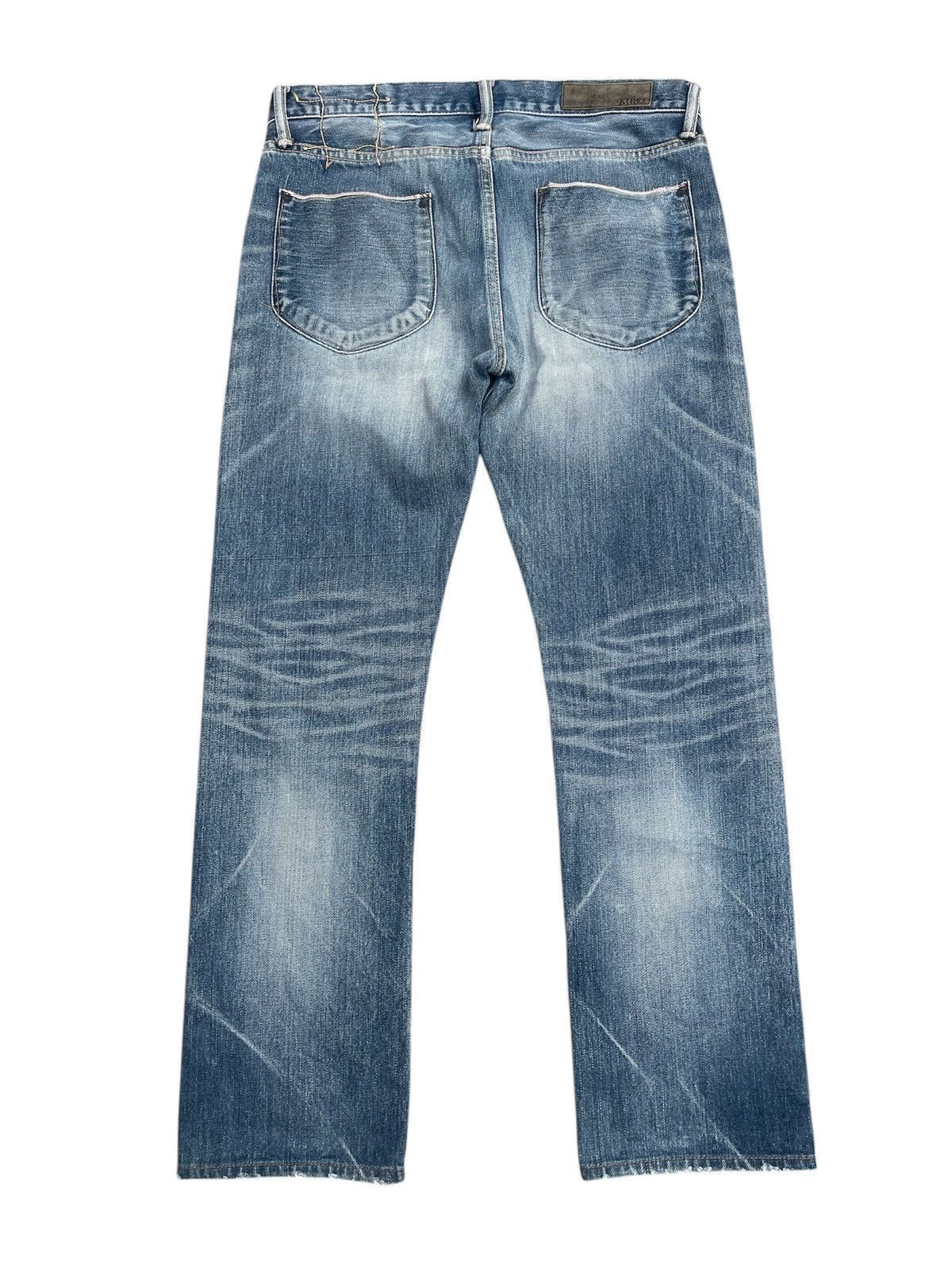 Japanese Brand × KURO Kuro Graphite Selvedge Denim Jeans - Distressed & Patchwork Size US 31 - 2 Thumbnail