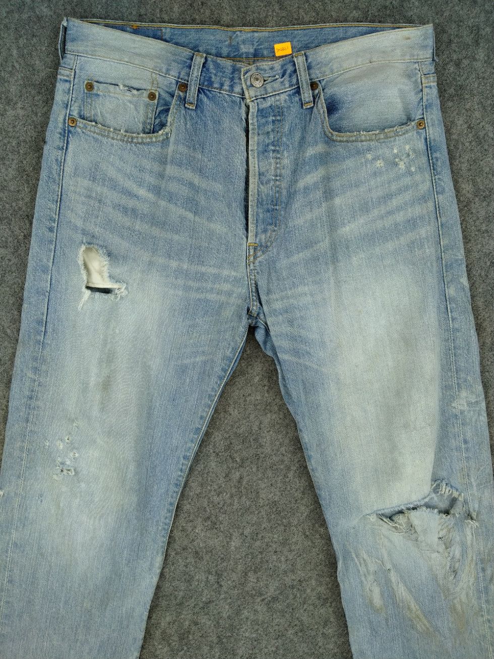 Levi's Blue Wash Vintage Levi's 501 Jeans 34x29.5 Denim -JN861 Size US 34 / EU 50 - 3 Thumbnail