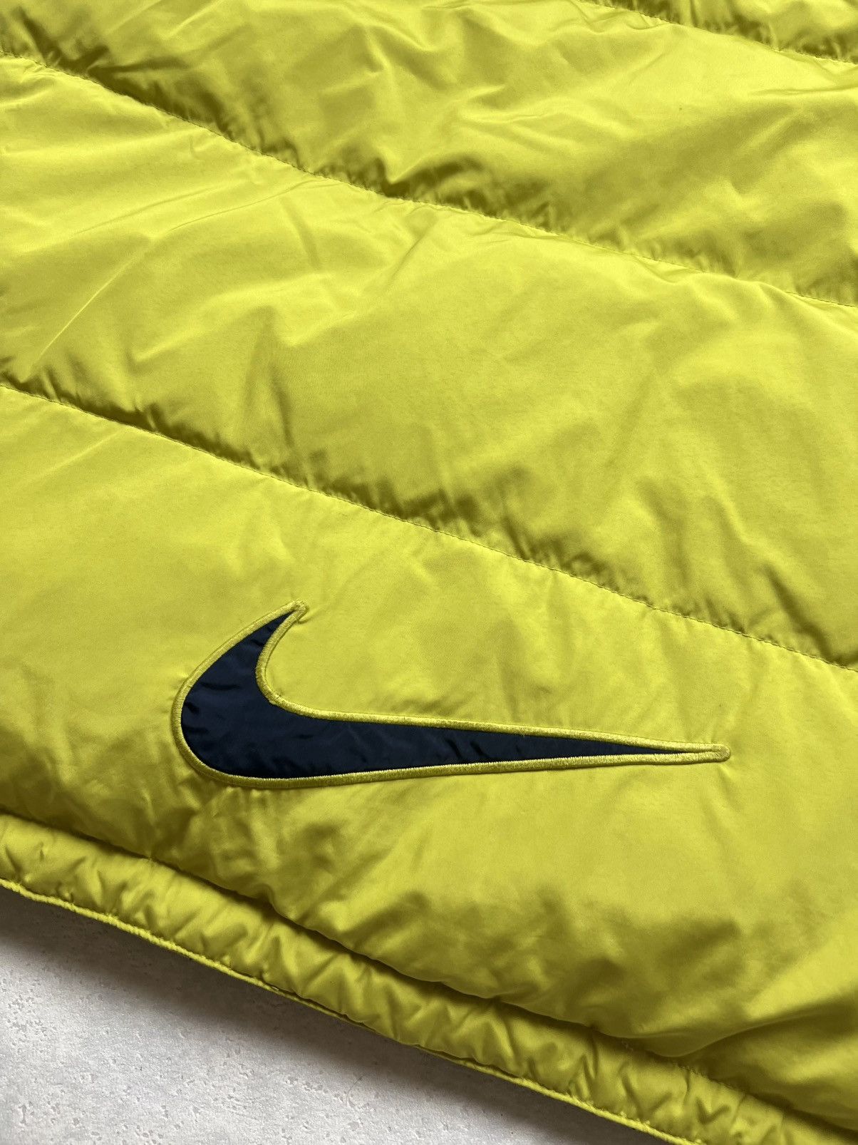 Nike 90s Nike Double Swoosh Vintage Y2K Oversized Puffer Jacket Size US XL / EU 56 / 4 - 11 Thumbnail