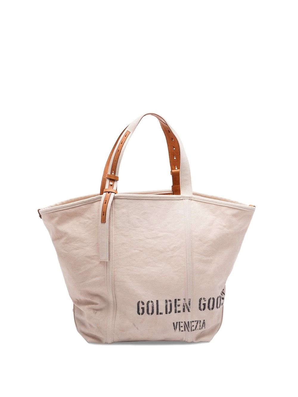 Golden Goose `24.7 EW` Canvas Shopping Bag Size ONE SIZE - 1 Thumbnail