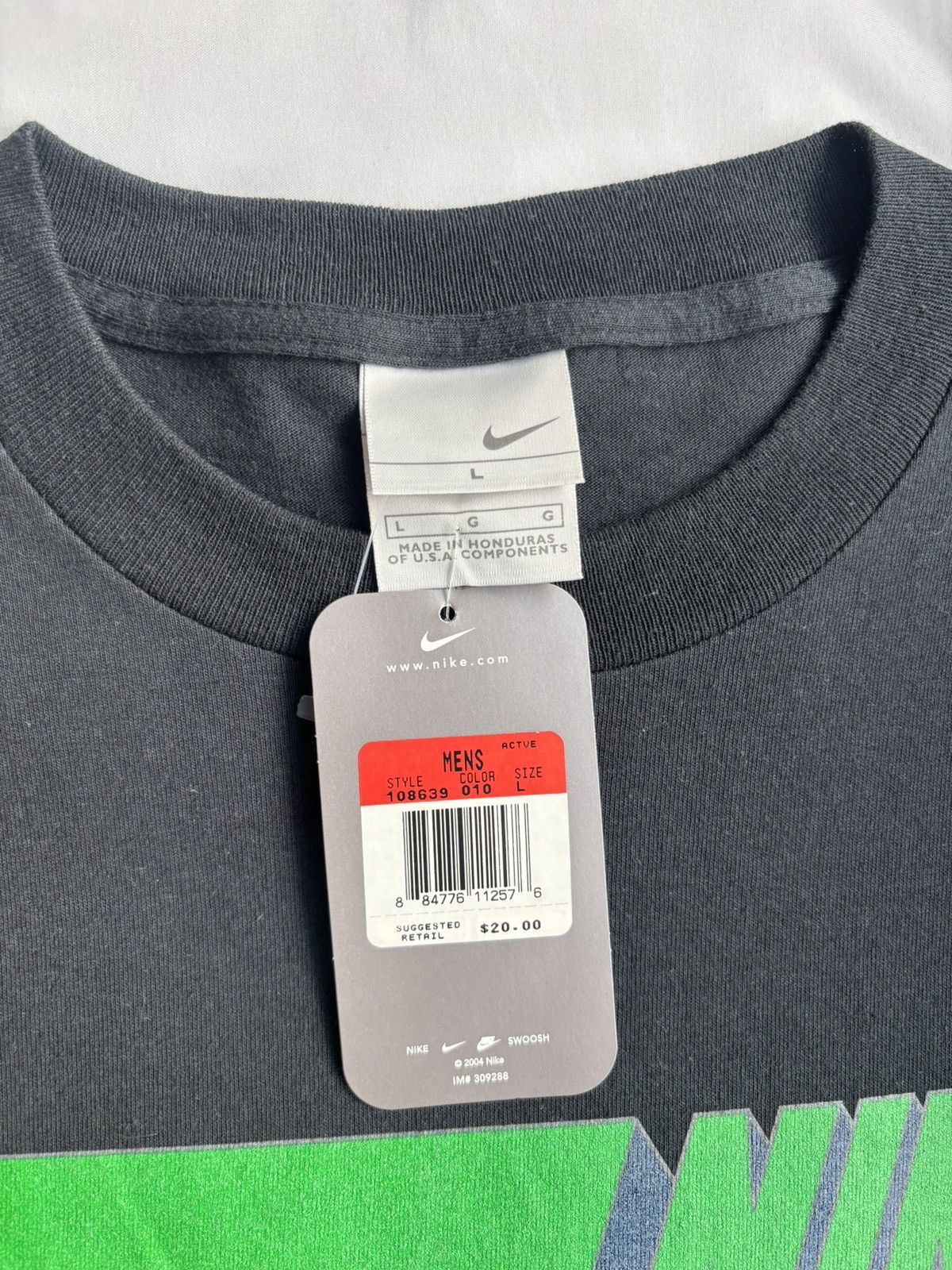 Nike Nike Spellout Black T-Shirt US L Size US L / EU 52-54 / 3 - 3 Thumbnail