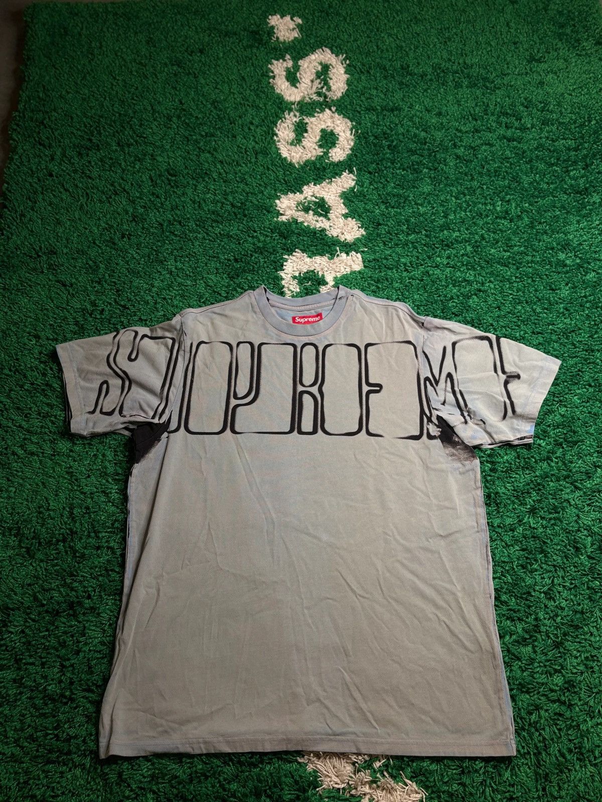Supreme Supreme Overprint Knouckout Tee Size XL Size US XL / EU 56 / 4 - 1 Thumbnail