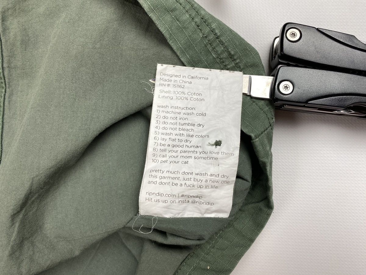 RIPNDIP RIPNDIP The Great Wave of Nerm Ripstop Jacket Military Size US S / EU 44-46 / 1 - 13 Thumbnail