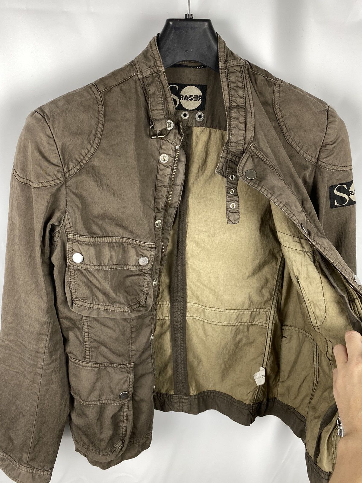 Other RA-RE Made In Italy Cotton-Nylon Zip Jacket size 46 Size US S / EU 44-46 / 1 - 13 Thumbnail