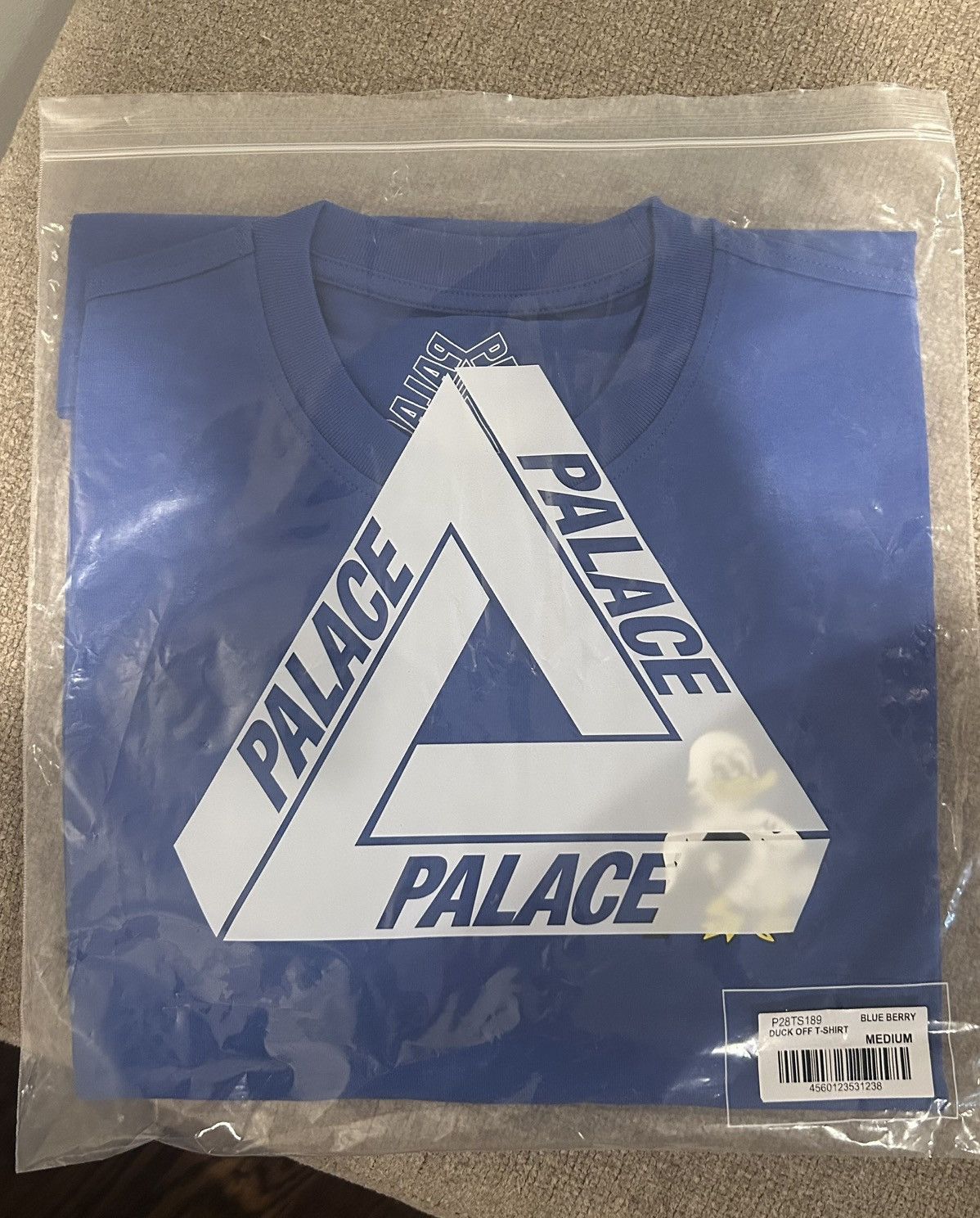 Palace Palace Duck Off Shirt Blue Medium Mens New Size US M / EU 48-50 / 2 - 2 Thumbnail