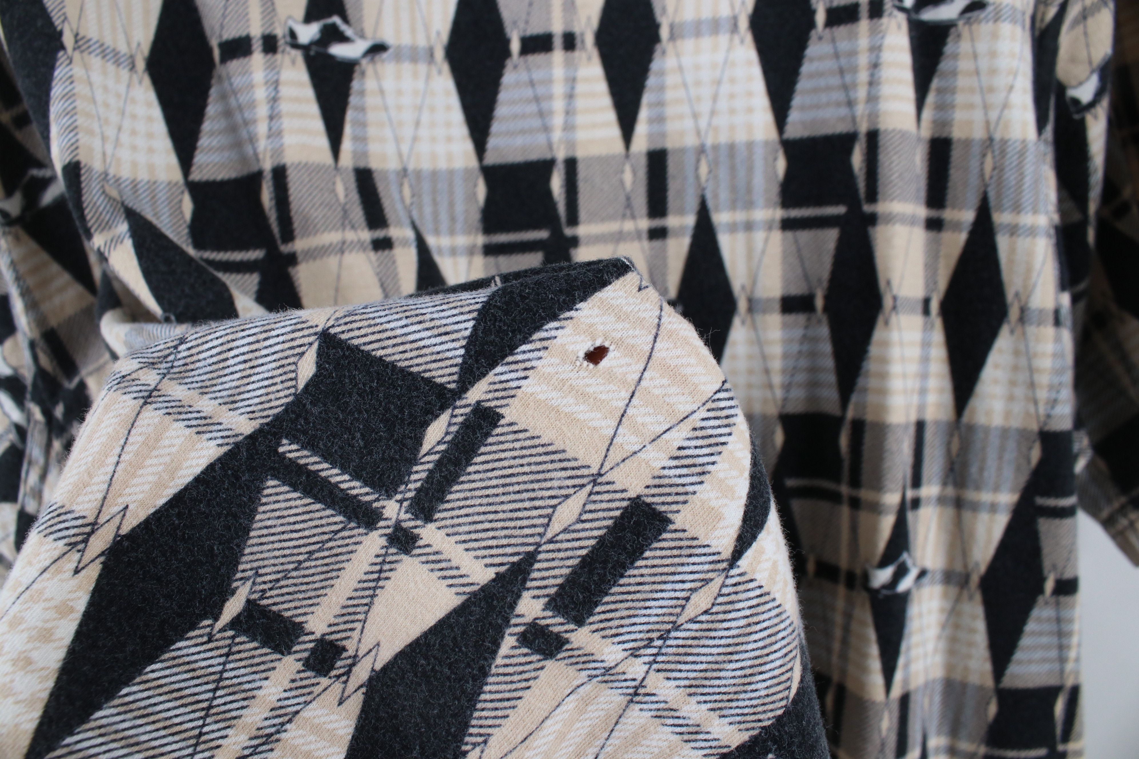 Vintage Vintage 90s Streetwear Plaid All Over Print Golf Polo Shirt Size US XL / EU 56 / 4 - 9 Thumbnail