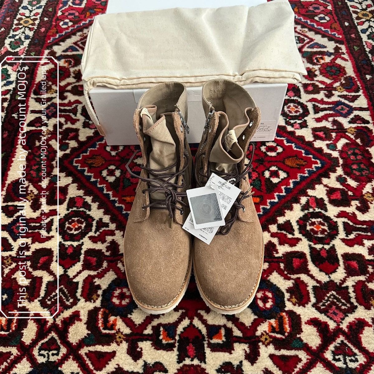Visvim Sz 10 Visvim 18AW 7-Hole Boots Sand moj.os3322 Size US 10 / EU 43 - 2 Thumbnail