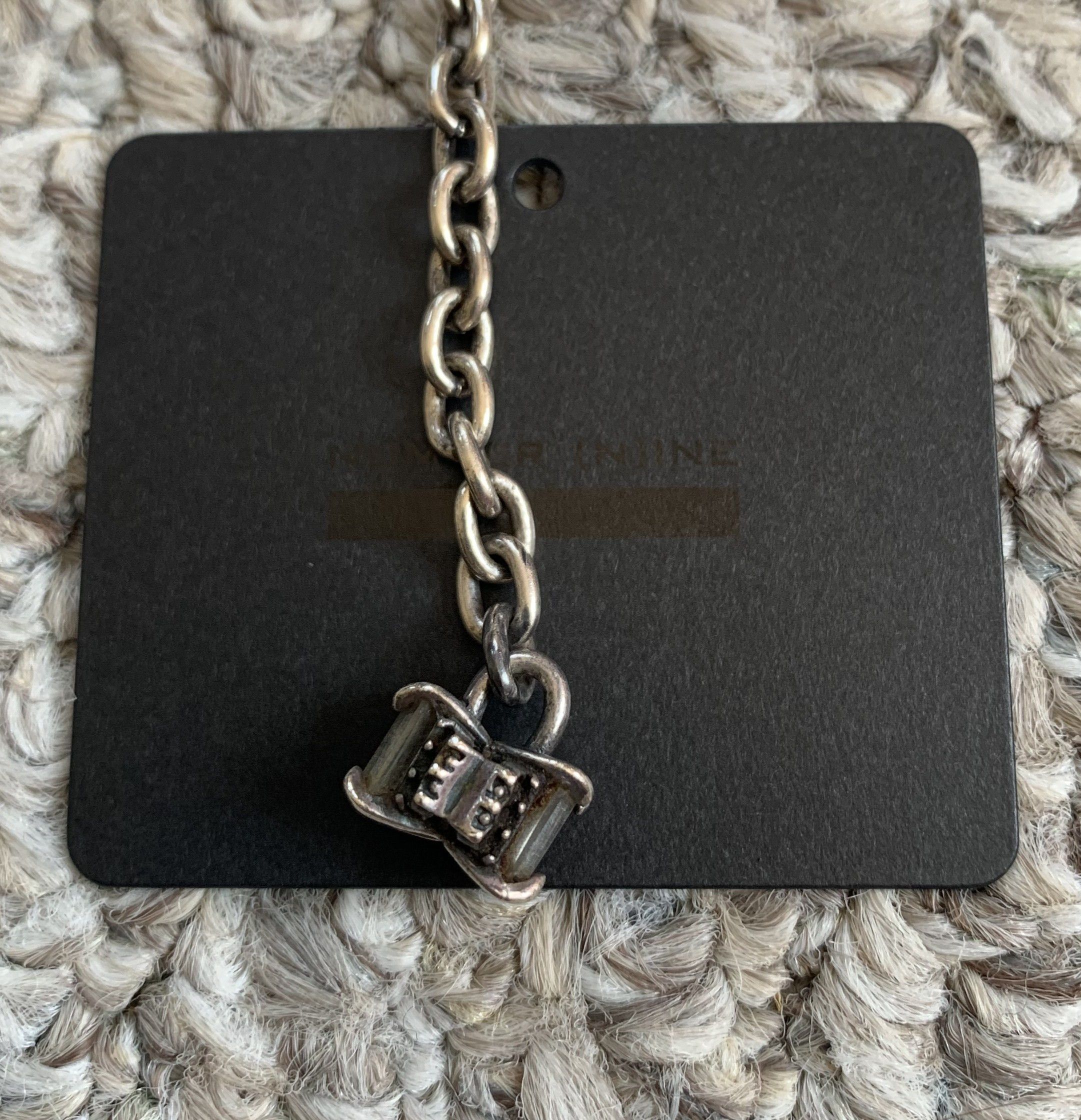 Jam Home Made × Number (N)ine SS02 Number (N)ine Sterling Silver Lock Bracelet Size ONE SIZE - 7 Thumbnail