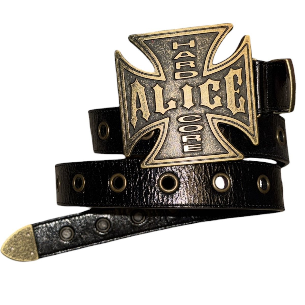 Alice Hollywood Alice Hollywood Blistered Chopper Belt Black