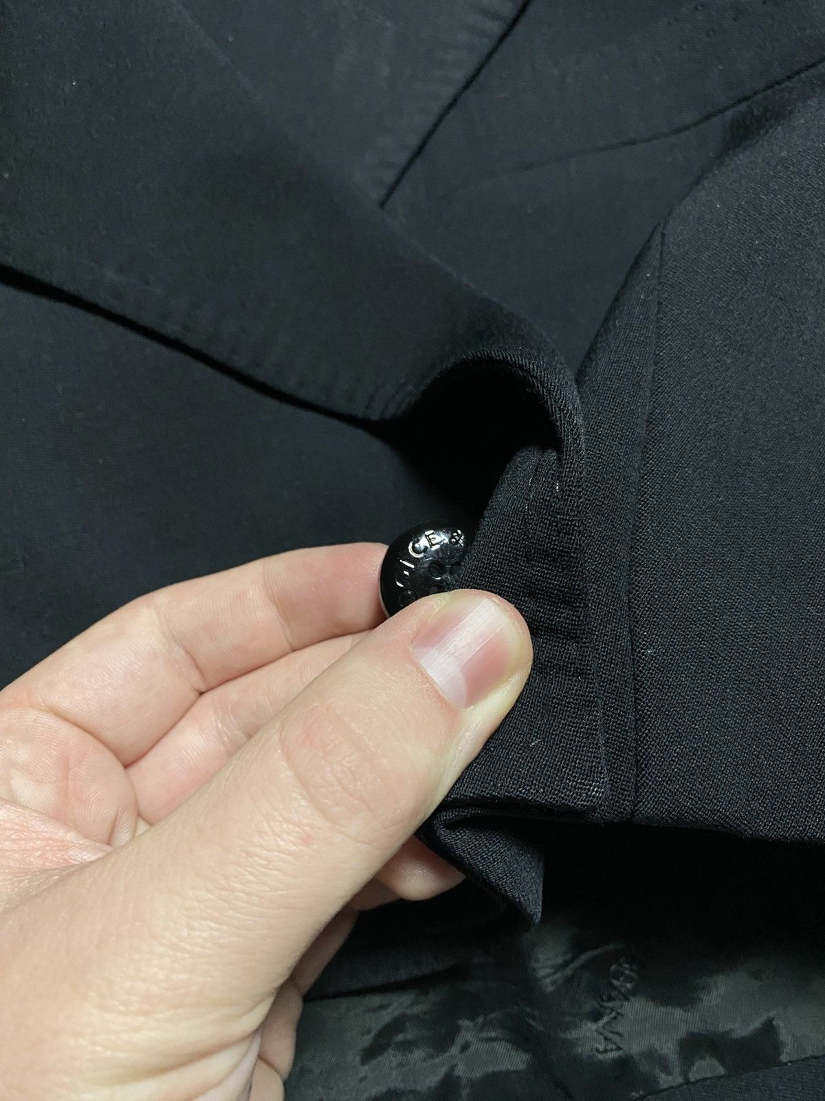 Dolce & Gabbana Dolce & Gabbana Double- breasted cropped black blazer Size L / US 10 / IT 46 - 7 Thumbnail