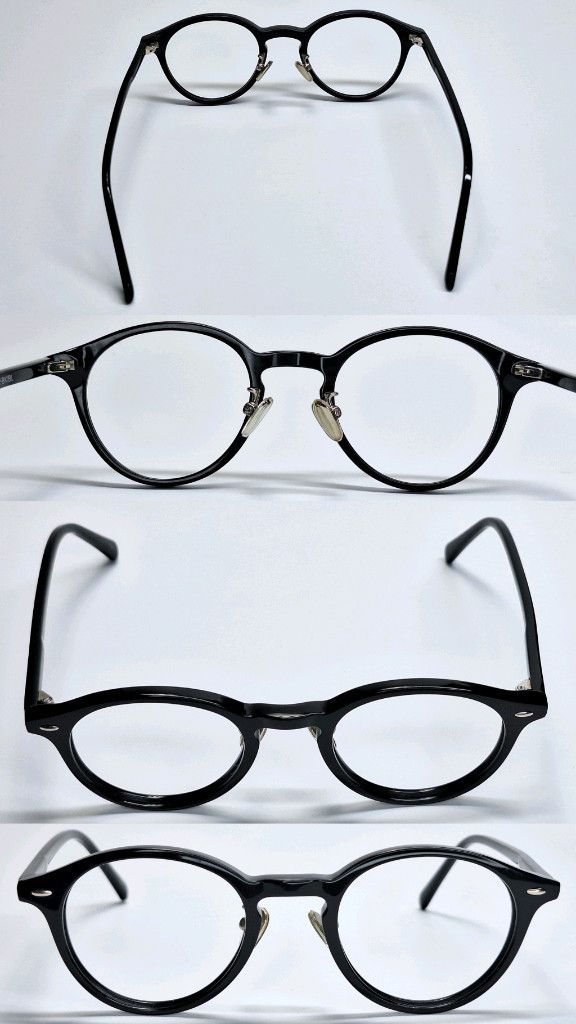 Other DULTON BONOX-F YGJ115BK Black Round Boston Frame Eyeglasses Size ONE SIZE - 3 Thumbnail