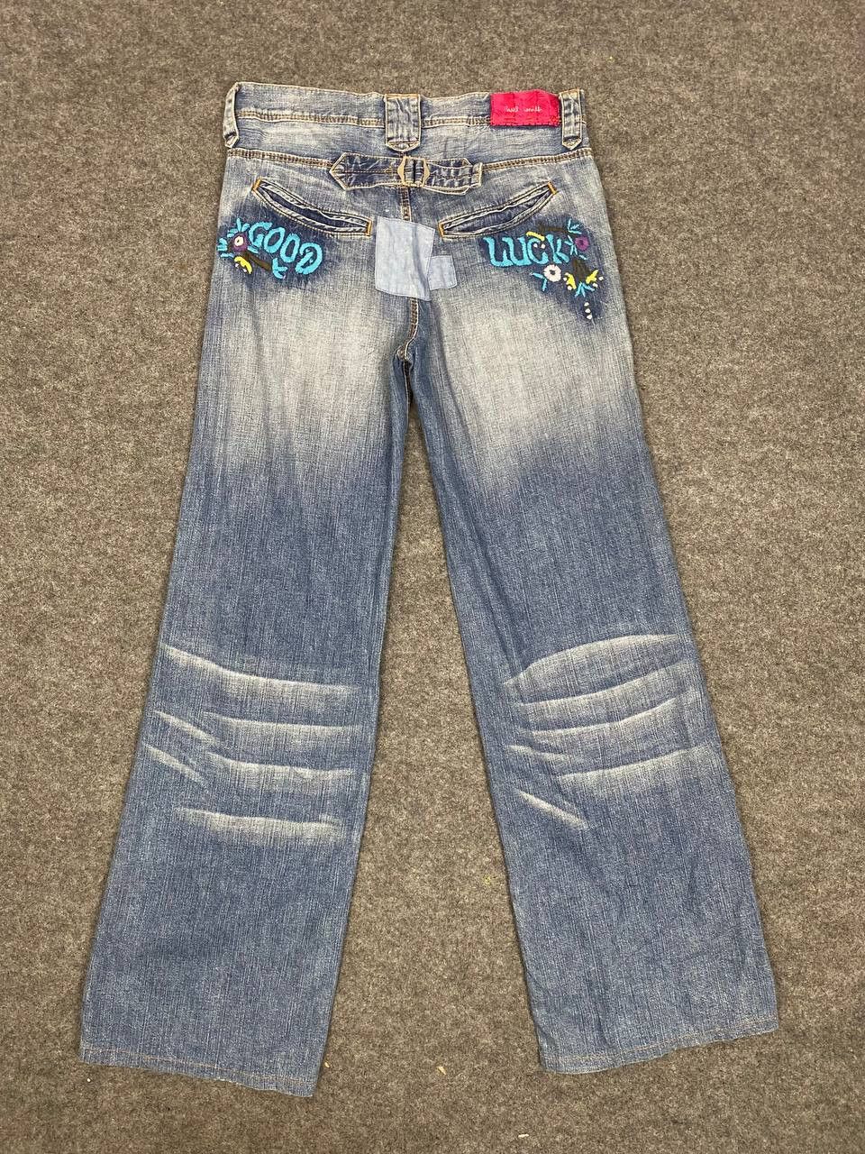 Paul Smith paul smith bootcut flare distressed denim nice design Size 30" / US 8 / IT 44 - 1 Thumbnail