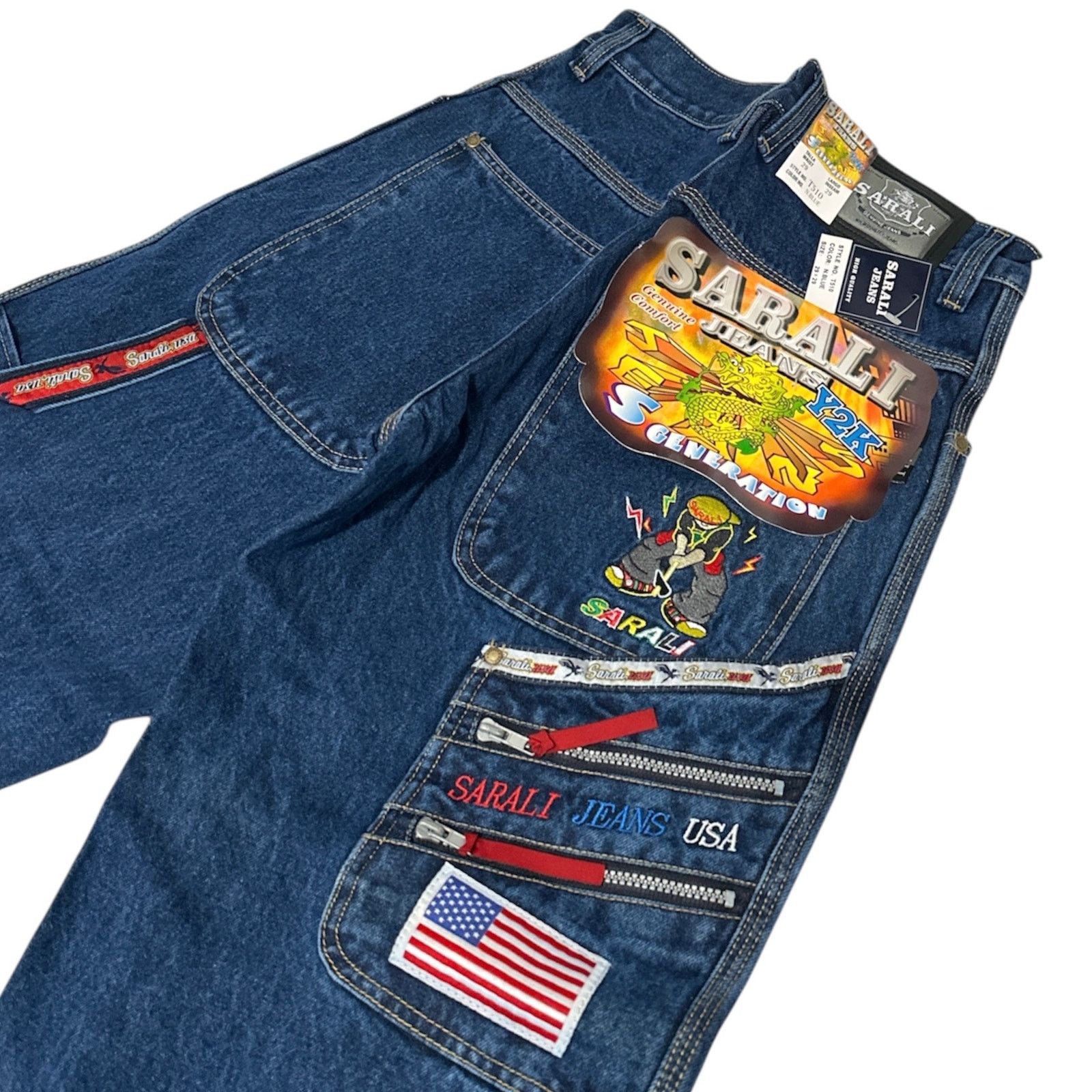 JNCO × Vintage Vintage Sarali Jeans USA Cartoon Carpenter Jeans Size US 30 / EU 46 - 3 Thumbnail