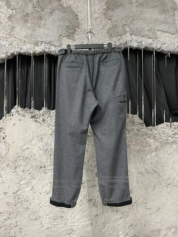 Prada Prada Gray Wool Men's Casual Pants. Size US 32 / EU 48 - 2 Thumbnail