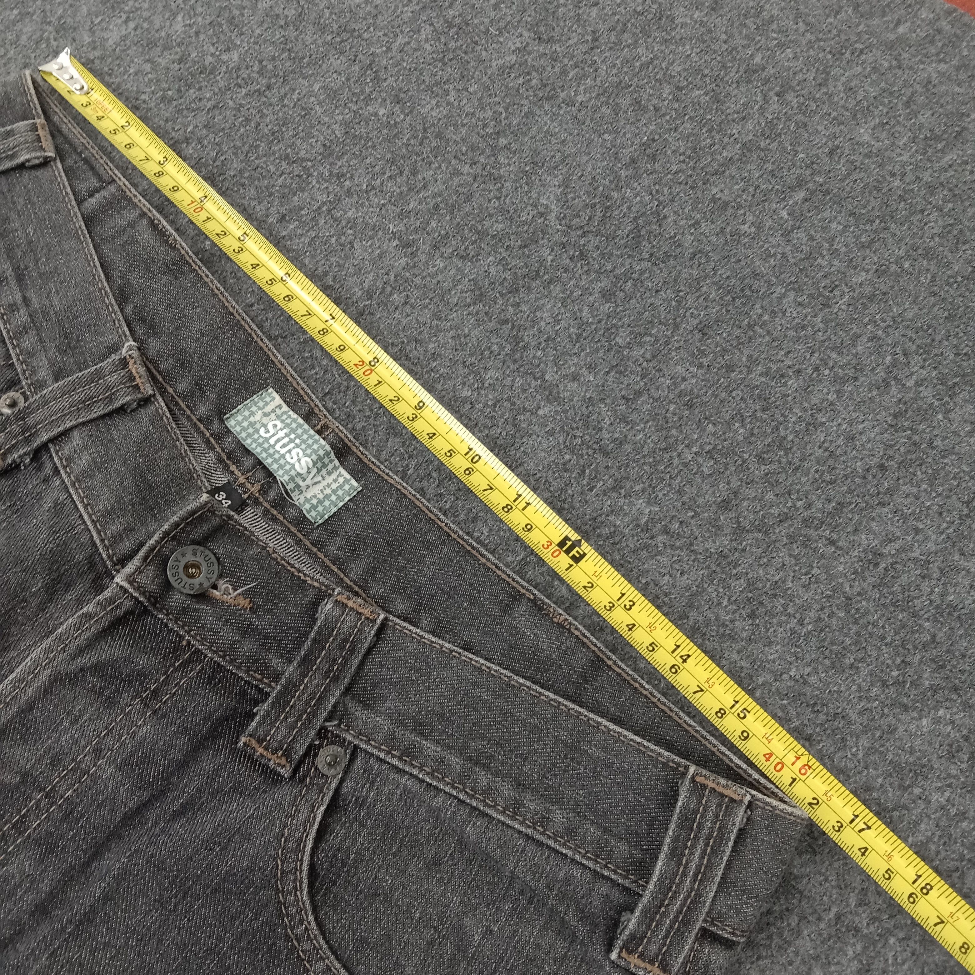 Stussy × Vintage Stussy American Streetwear Custom Art Denim Jeans C217N23 Size US 33 - 8 Thumbnail