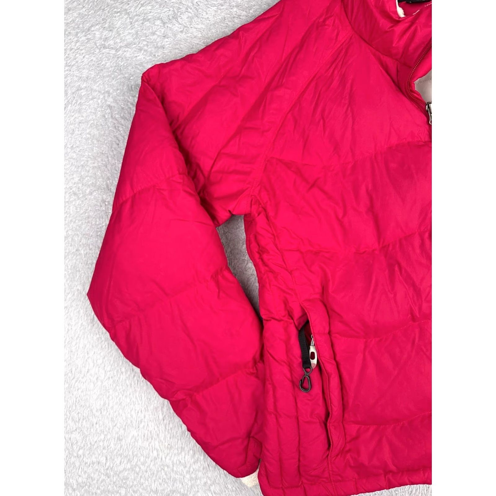 Mountain Hardwear Mountain Hardwear Jacket Womens Large Pink Puffer Down Insulation Nylon Shell Hooded Full Zip Medium-Length Sleeve Size L / US 10 / IT 46 - 3 Thumbnail
