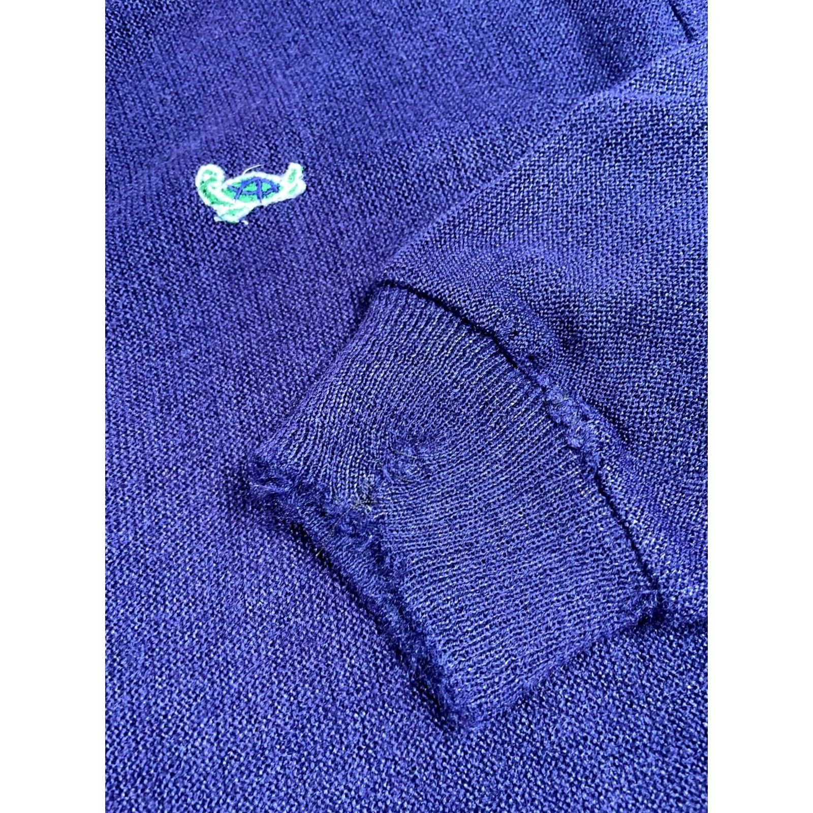 Vintage VINTAGE Grandpa Style Cardigan King Sportswear Sweater Men's Large Dark Blue VTG Size US L / EU 52-54 / 3 - 4 Thumbnail