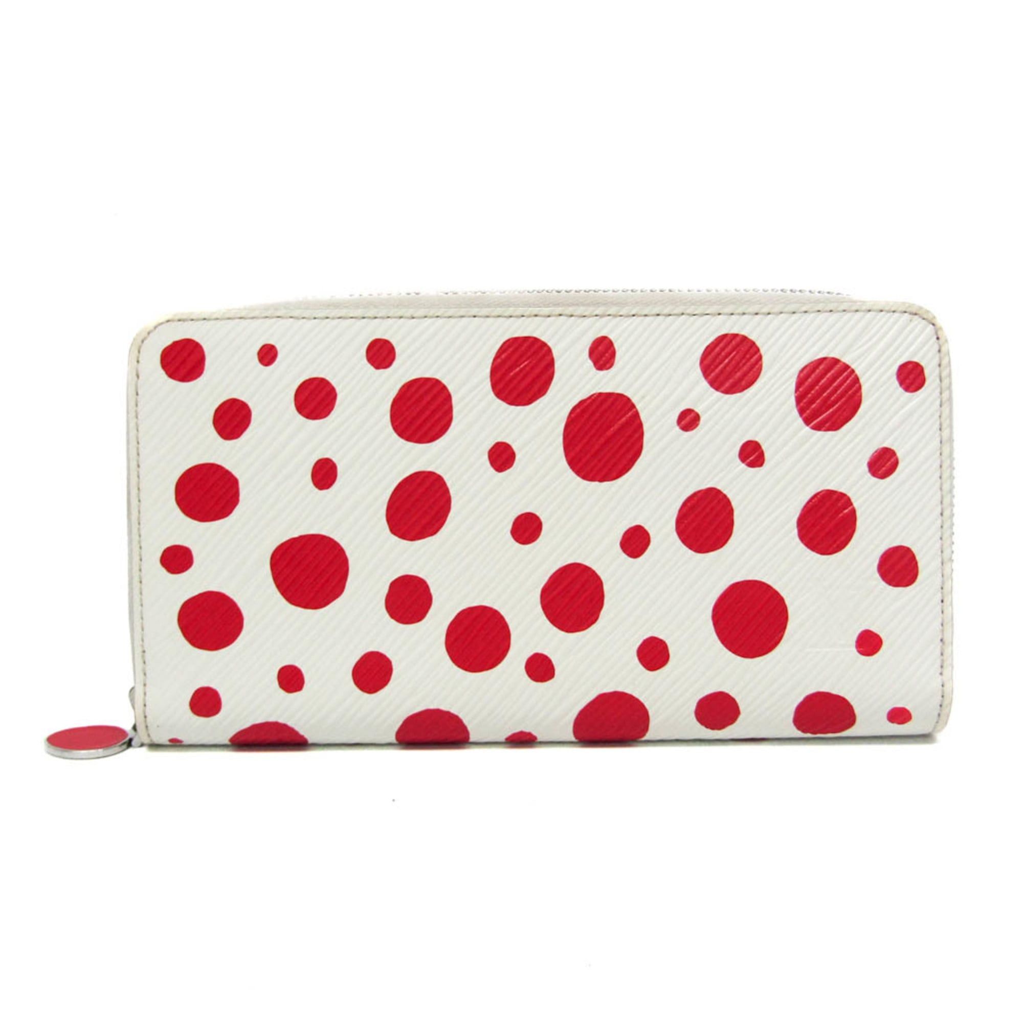 Louis Vuitton Epi LV X YK Zippy Wallet Yayoi Kusama M81961 Women's Epi Leather Long Wallet (bi-fold) Red ColorWhite