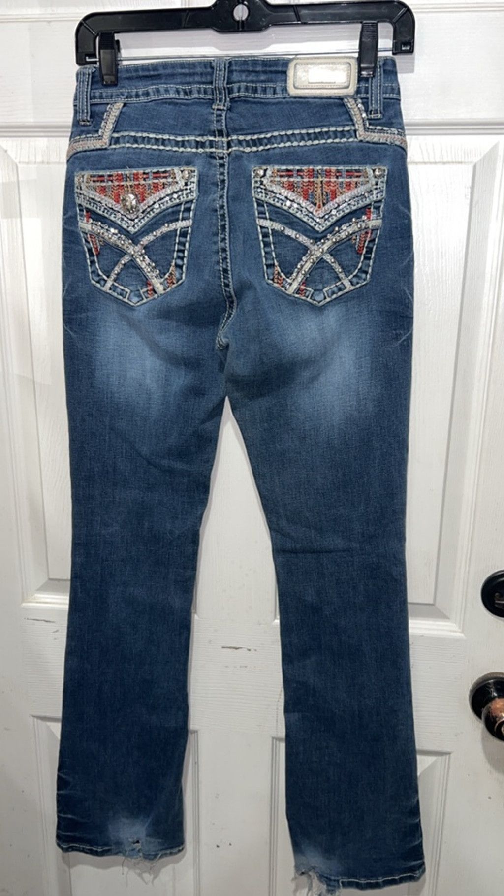 Other Women's Sexy Couture Blue Boot Cut Jeans Size 7 Size 28" / US 6 / IT 42 - 3 Thumbnail