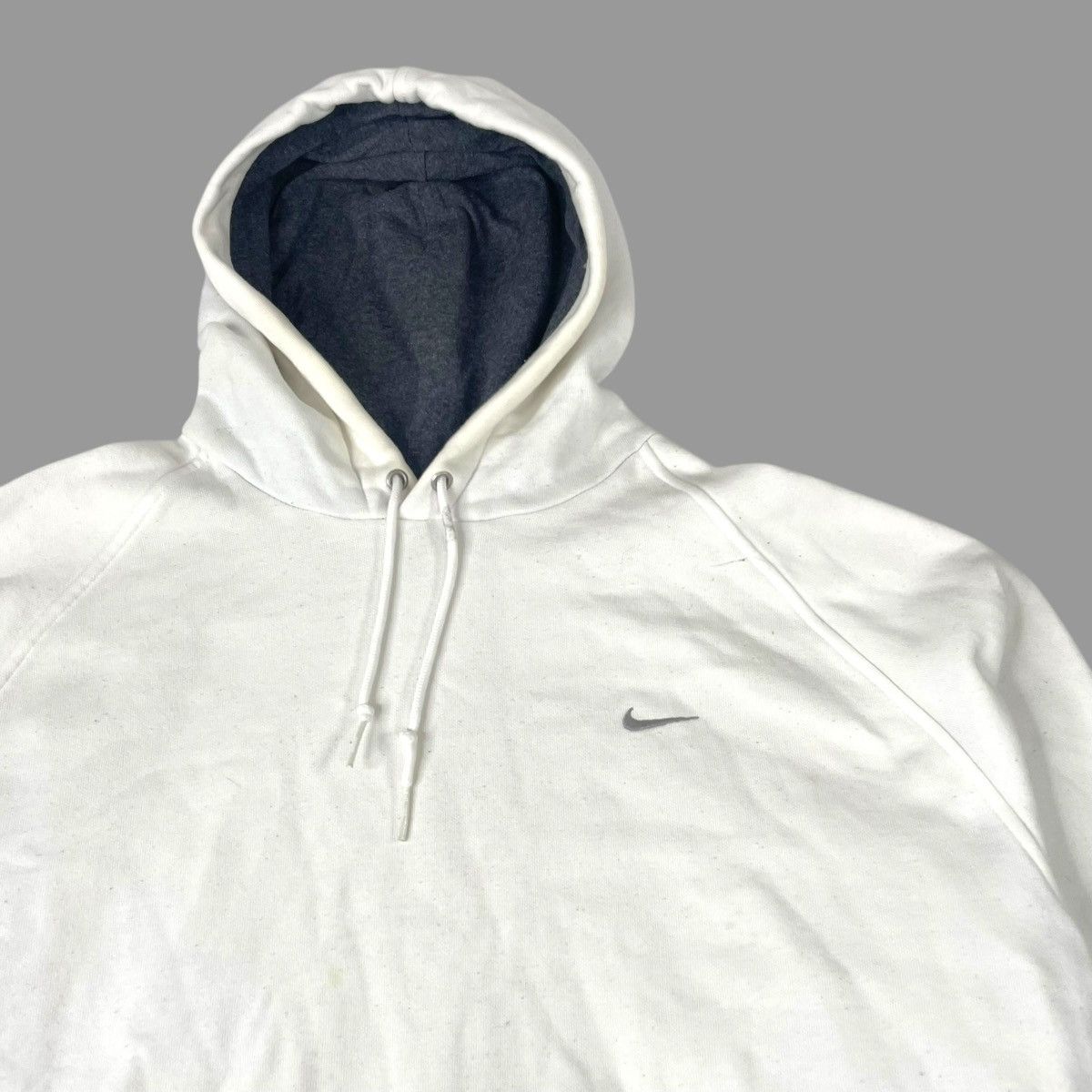 Nike × Vintage Vintage Y2K Nike basic logo hoodie Size US XL / EU 56 / 4 - 3 Thumbnail