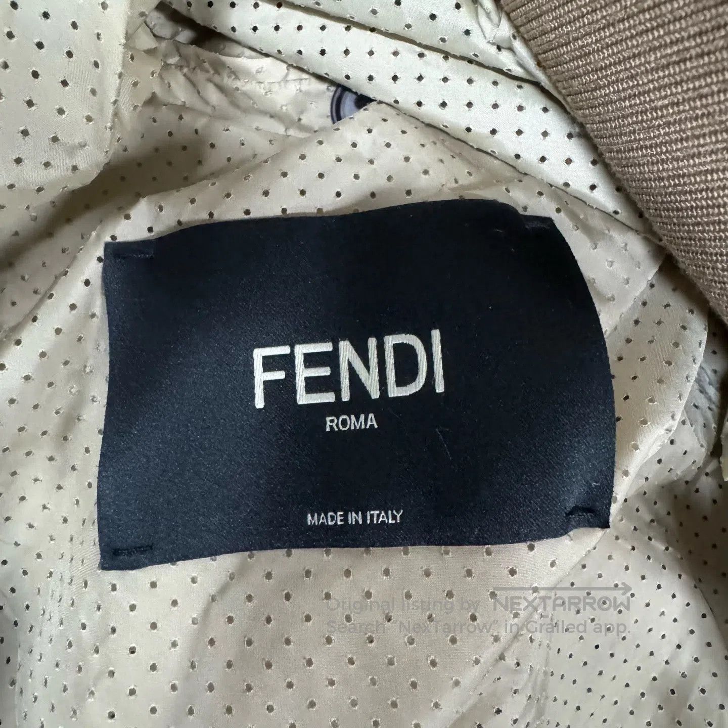 Fendi FENDI SIZE 48 Leather patchwork Karlson jacket| Size M / US 6-8 / IT 42-44 - 5 Thumbnail