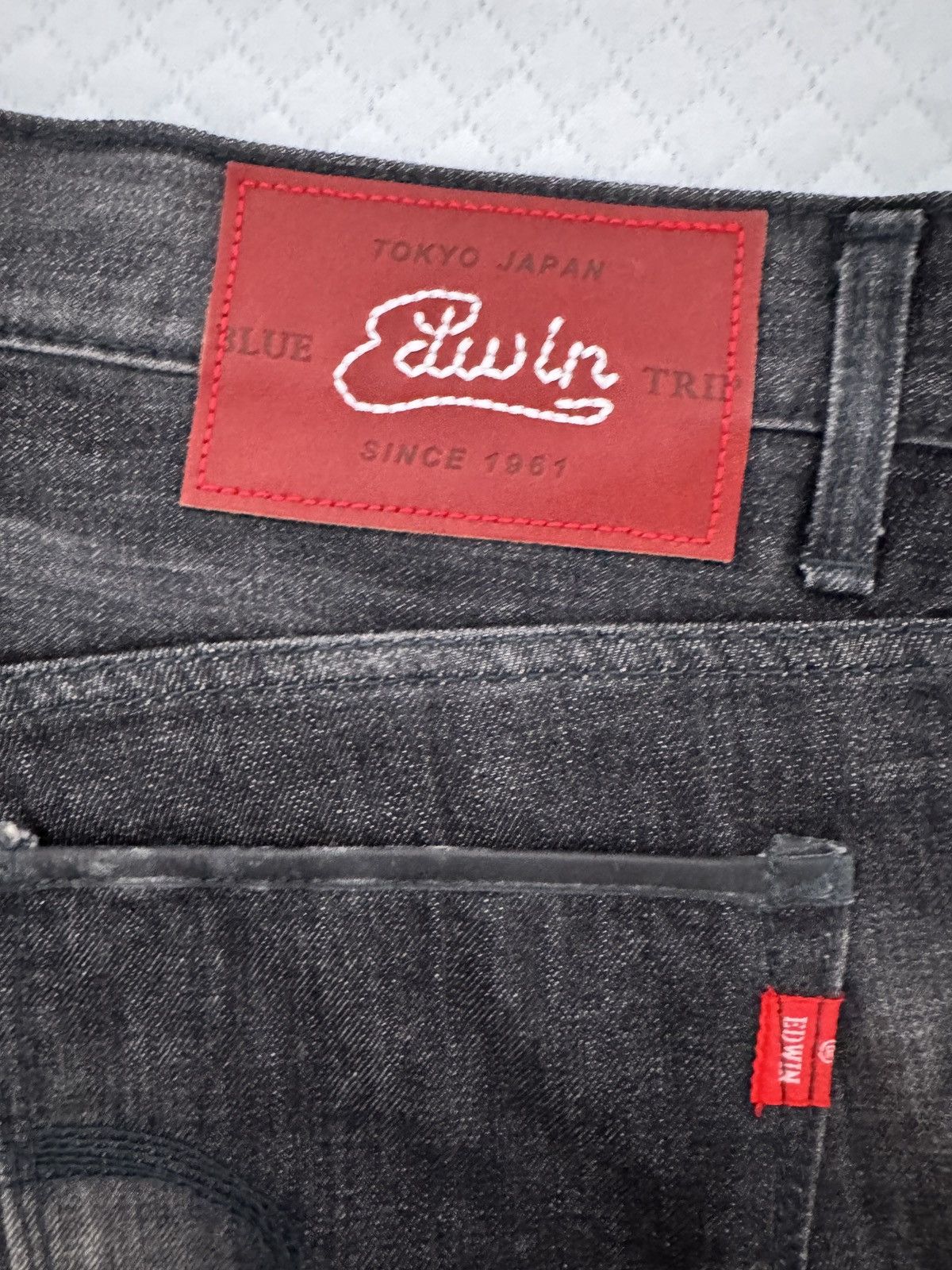 Edwin rare faded edwin btj03 blue trip denim Size US 36 / EU 52 - 6 Thumbnail