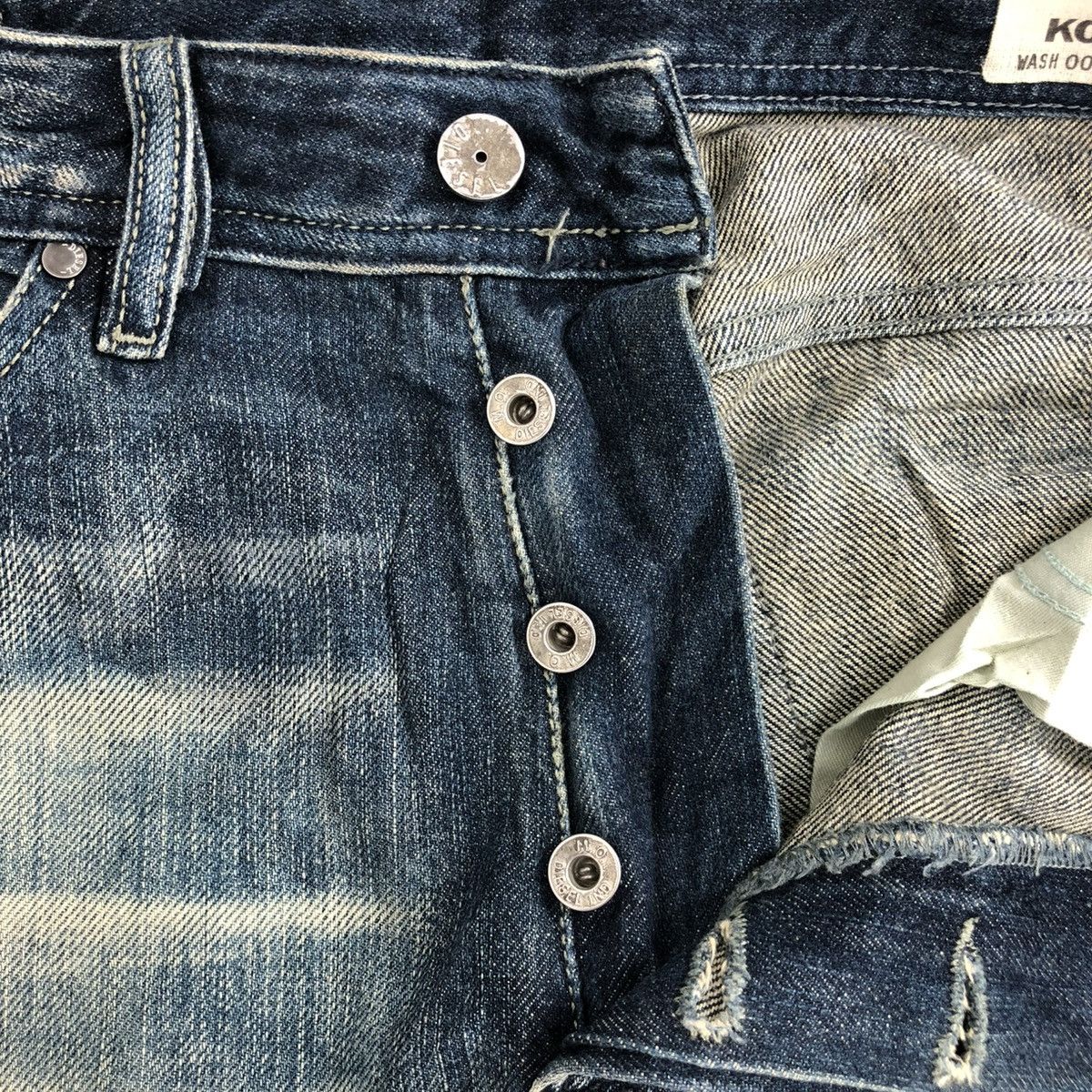 Diesel × If Six Was Nine × Le Grande Bleu (L.G.B.) 🇮🇹 2000s Diesel Industry Koolter Distressed Faded Jeans Size US 29 - 10 Thumbnail