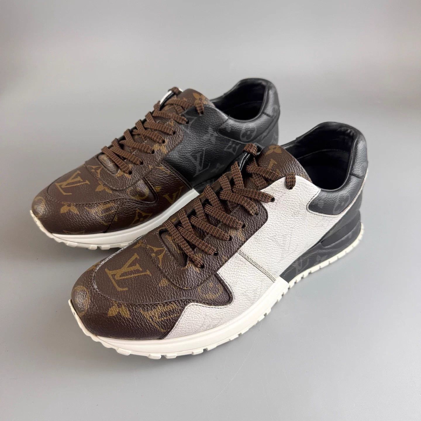 Louis Vuitton LV Runaway Black Brown Monogram Sneakers 40 95New Size US 6 / EU 39 - 1 Thumbnail